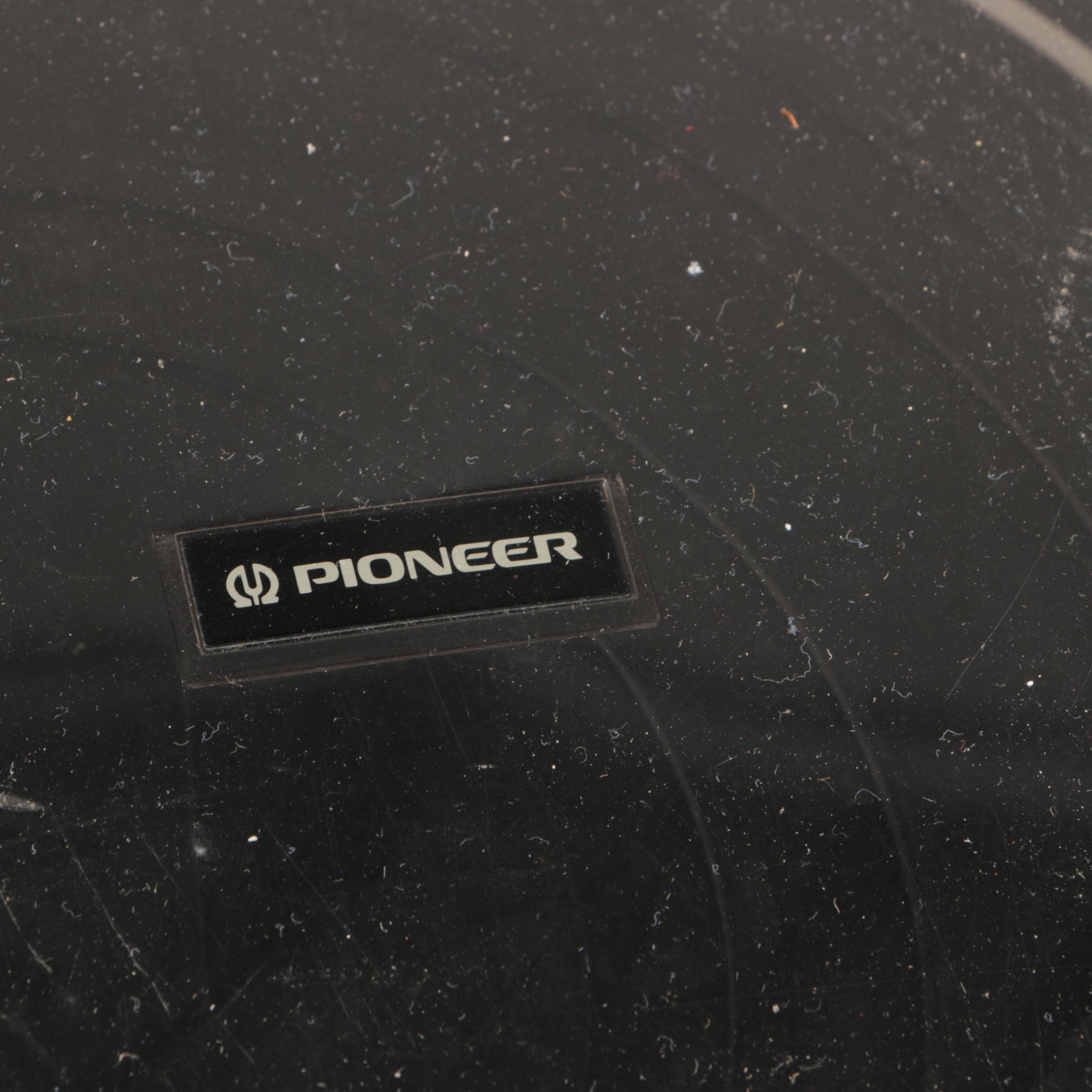 Pioneer CT-W502R Stereo Cassette Deck and PL-335 Stereo Turntable