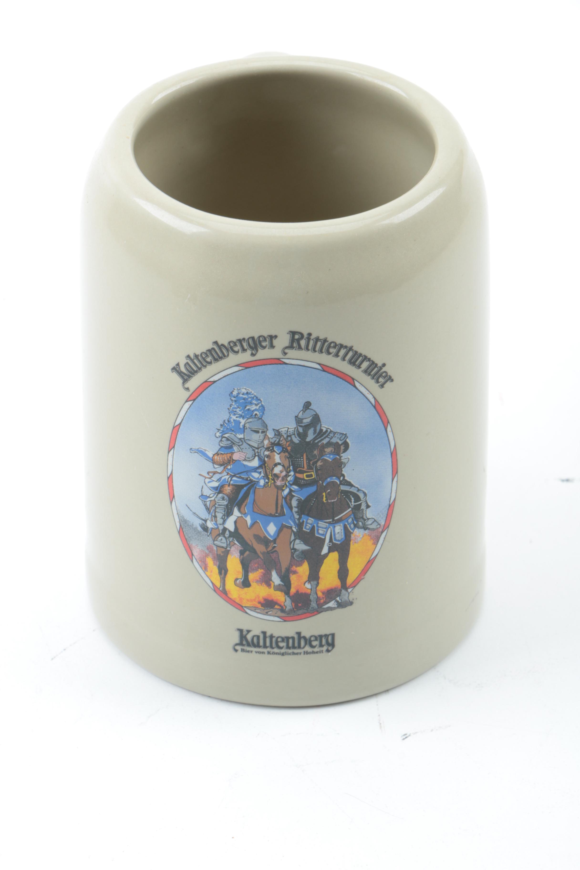 German Stoneware Beer Steins