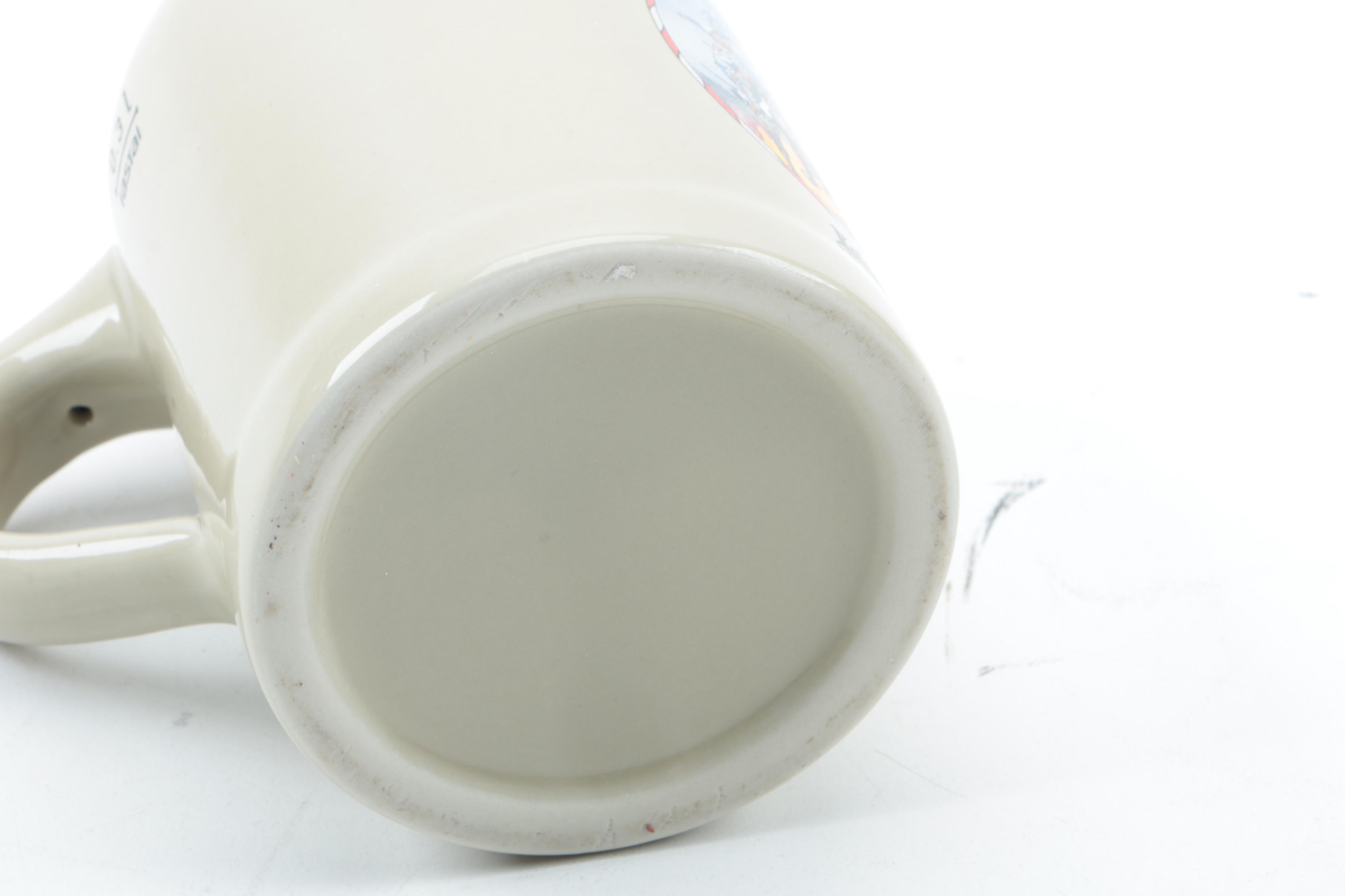 German Stoneware Beer Steins