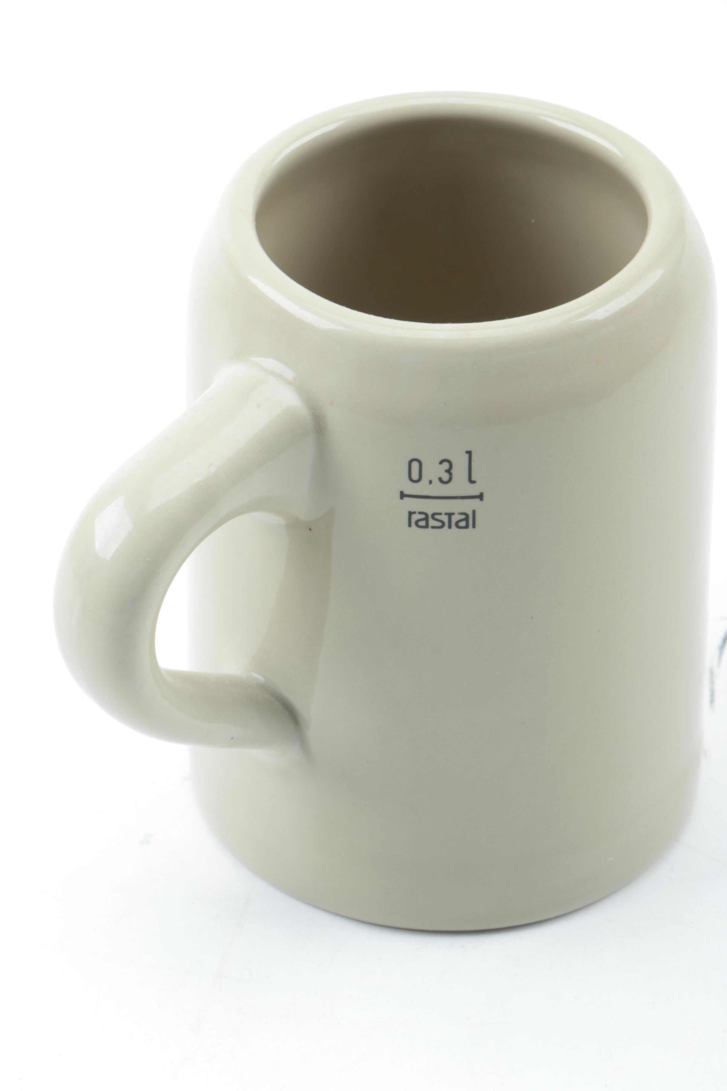 German Stoneware Beer Steins