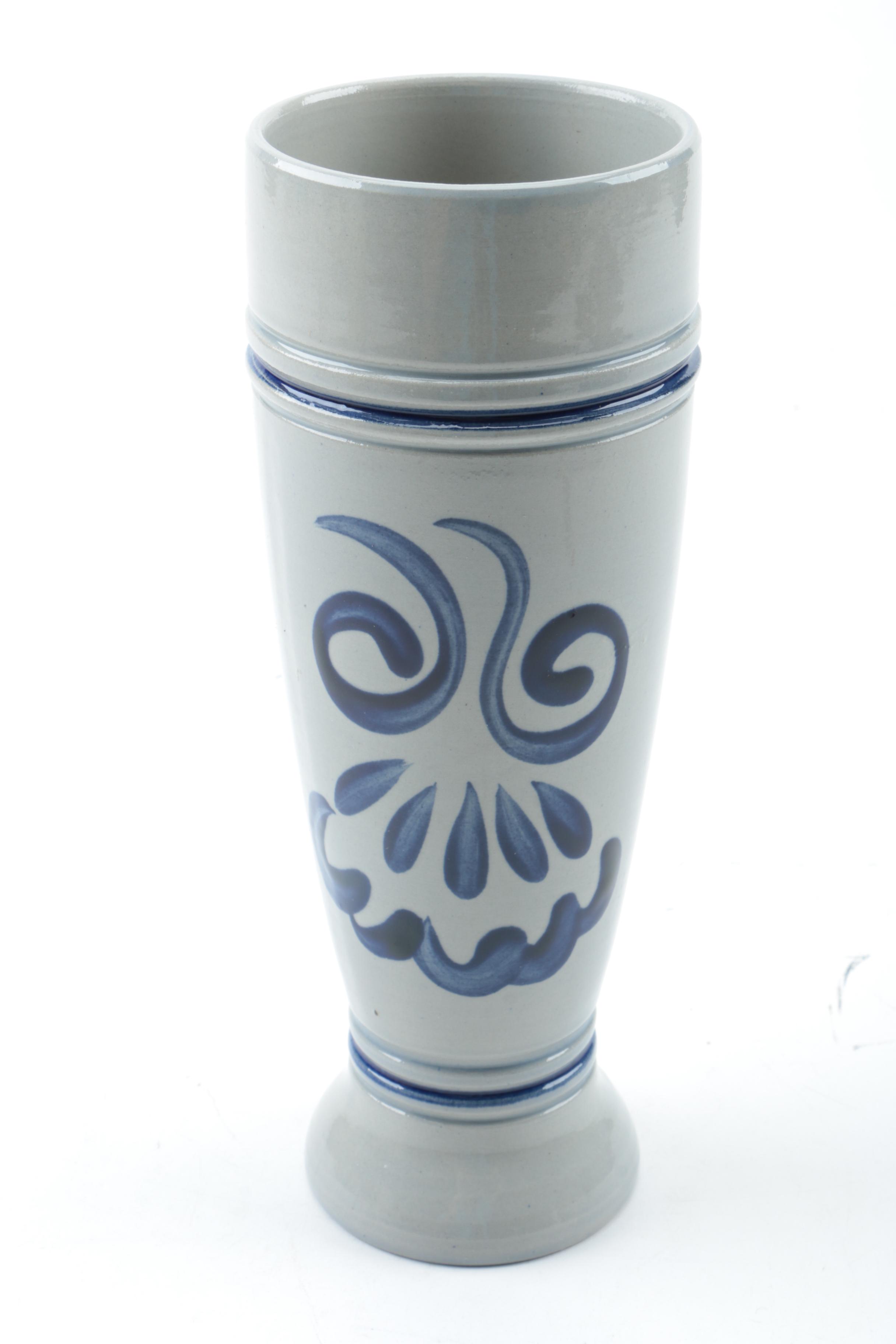 German Stoneware Beer Steins