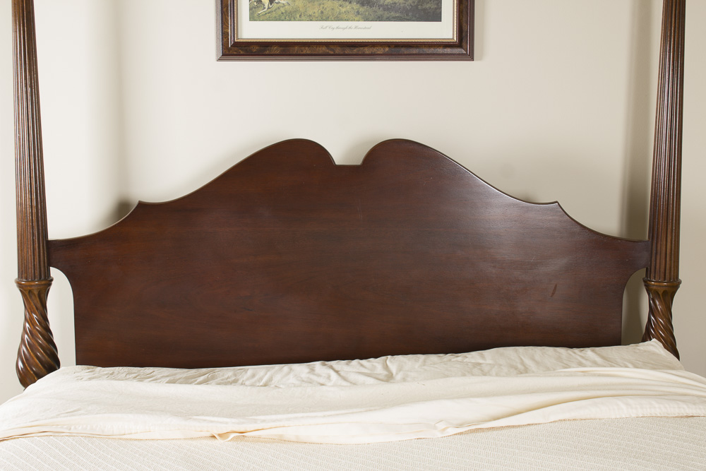 Henredon Queen-Sized Wooden Bed Frame