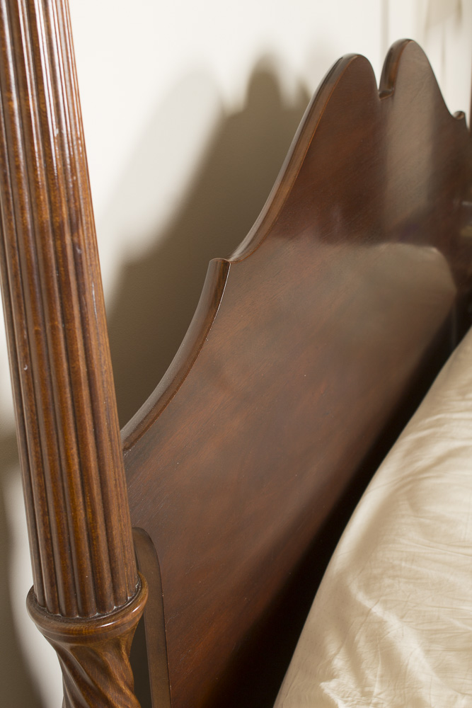 Henredon Queen-Sized Wooden Bed Frame