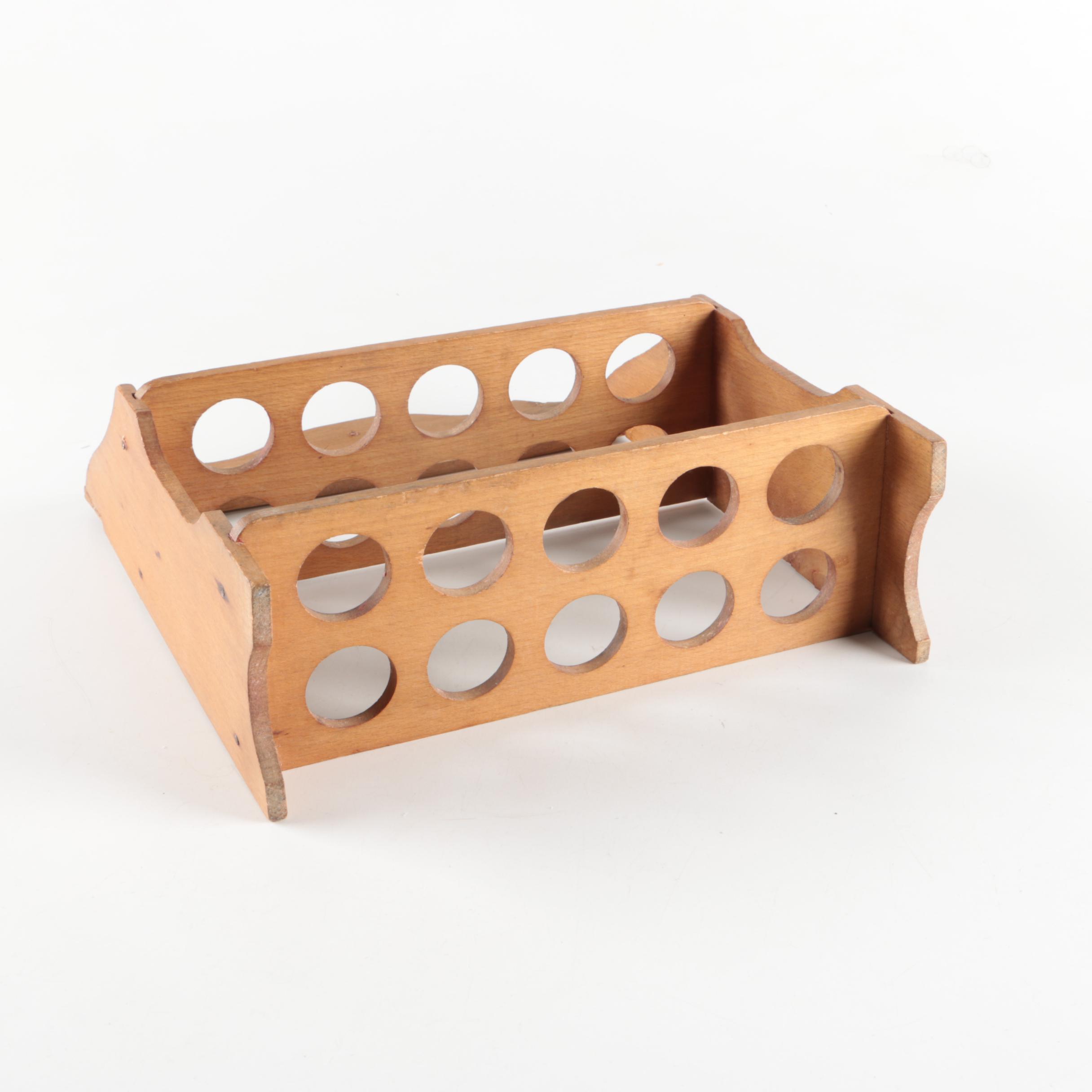 Wood Wall Spice Rack