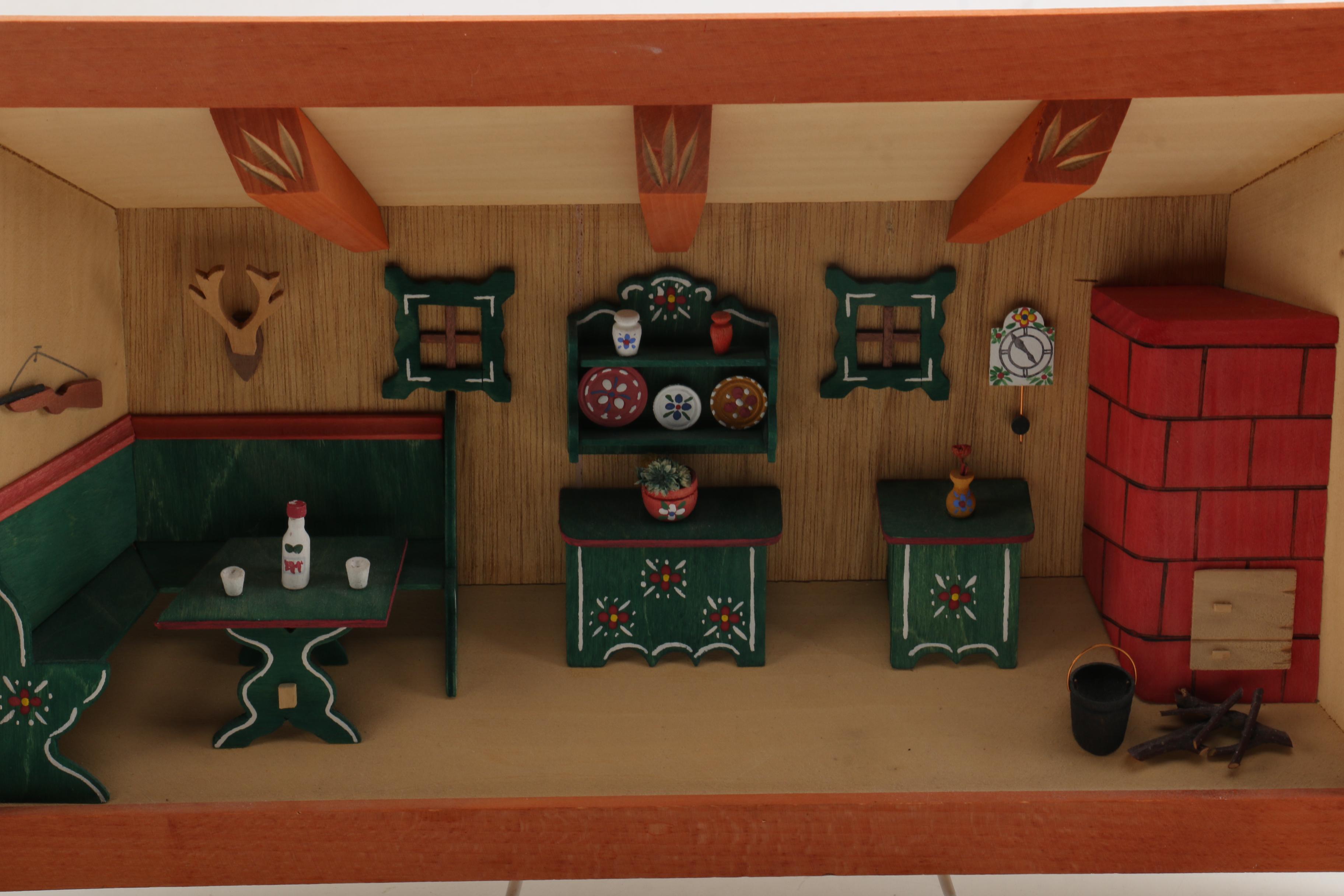 Wood Kitchen Diorama