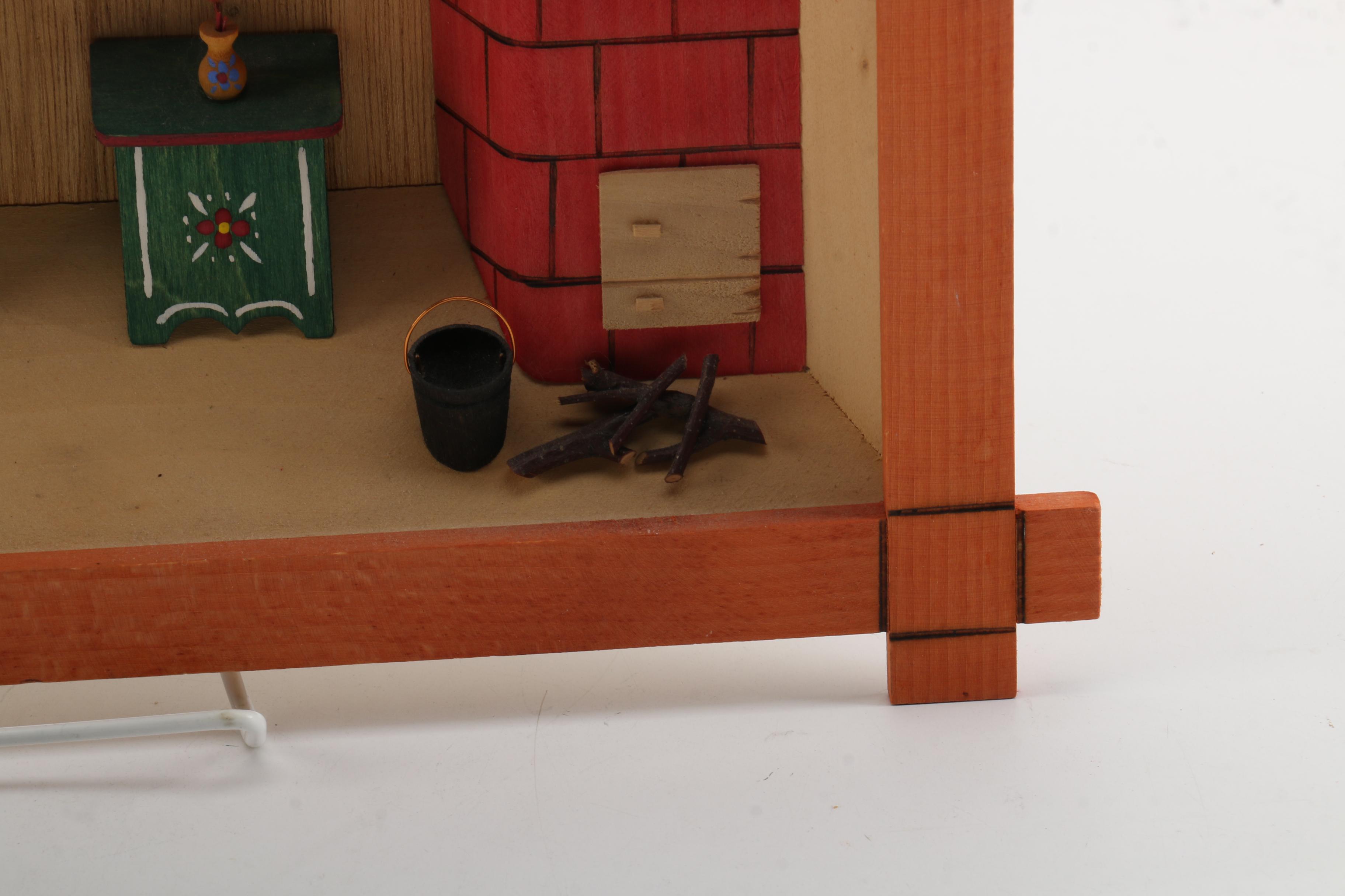 Wood Kitchen Diorama