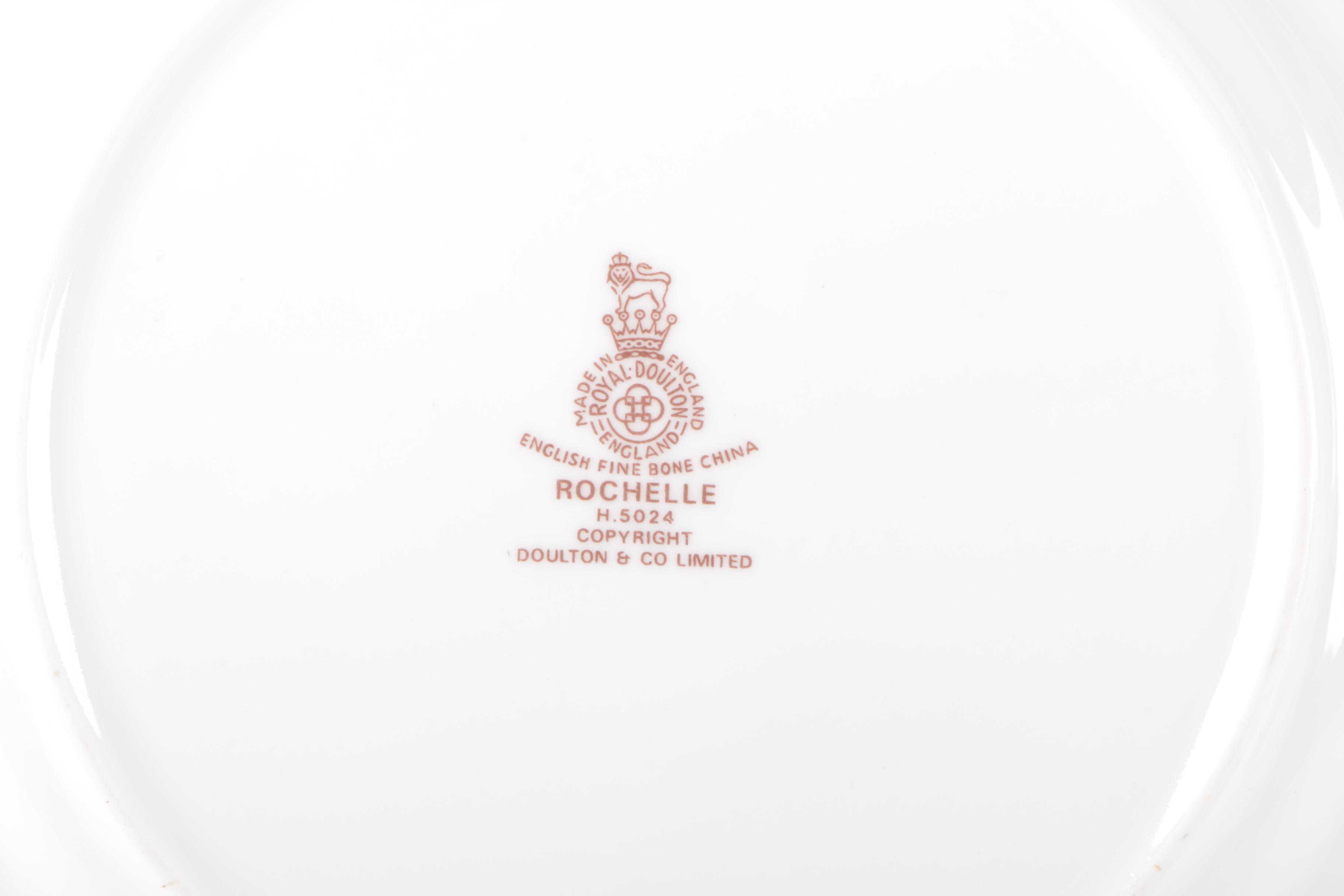 Vintage Royal Doulton "Rochelle" Porcelain Plates