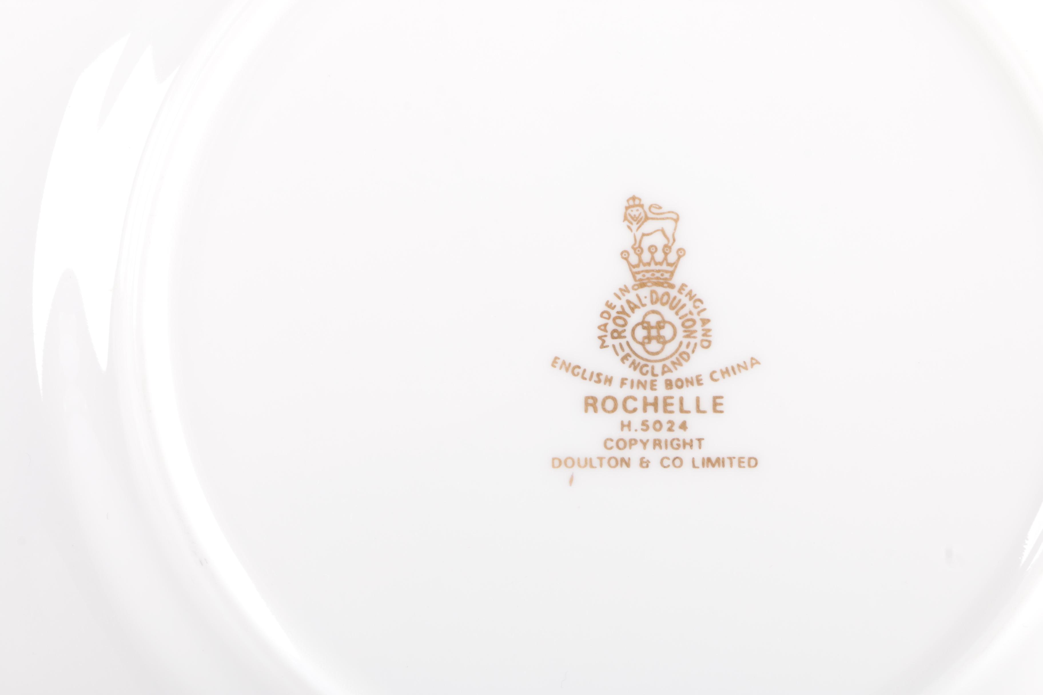 Vintage Royal Doulton "Rochelle" Porcelain Plates