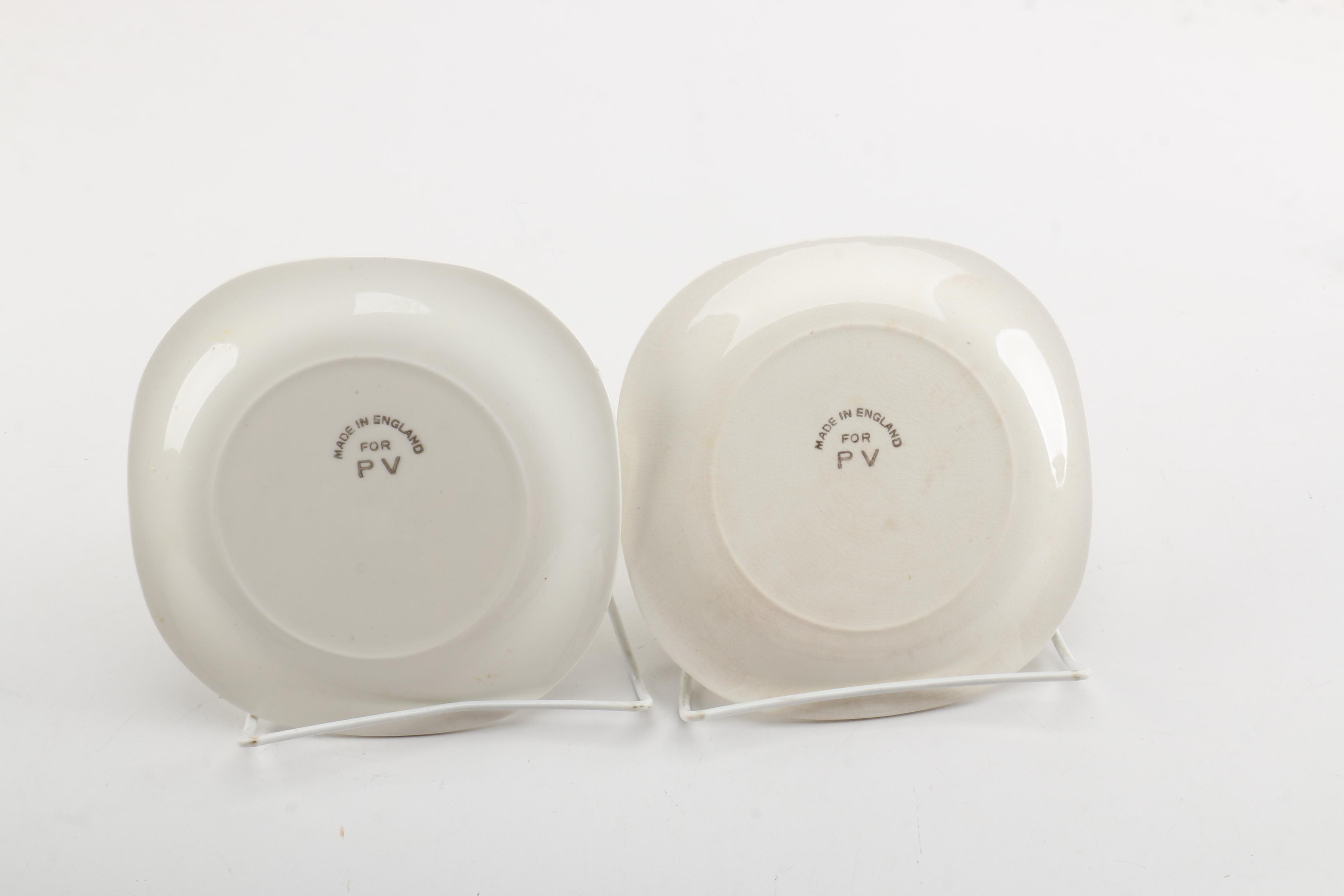 Parry & Vielle French Opera Motif Plates