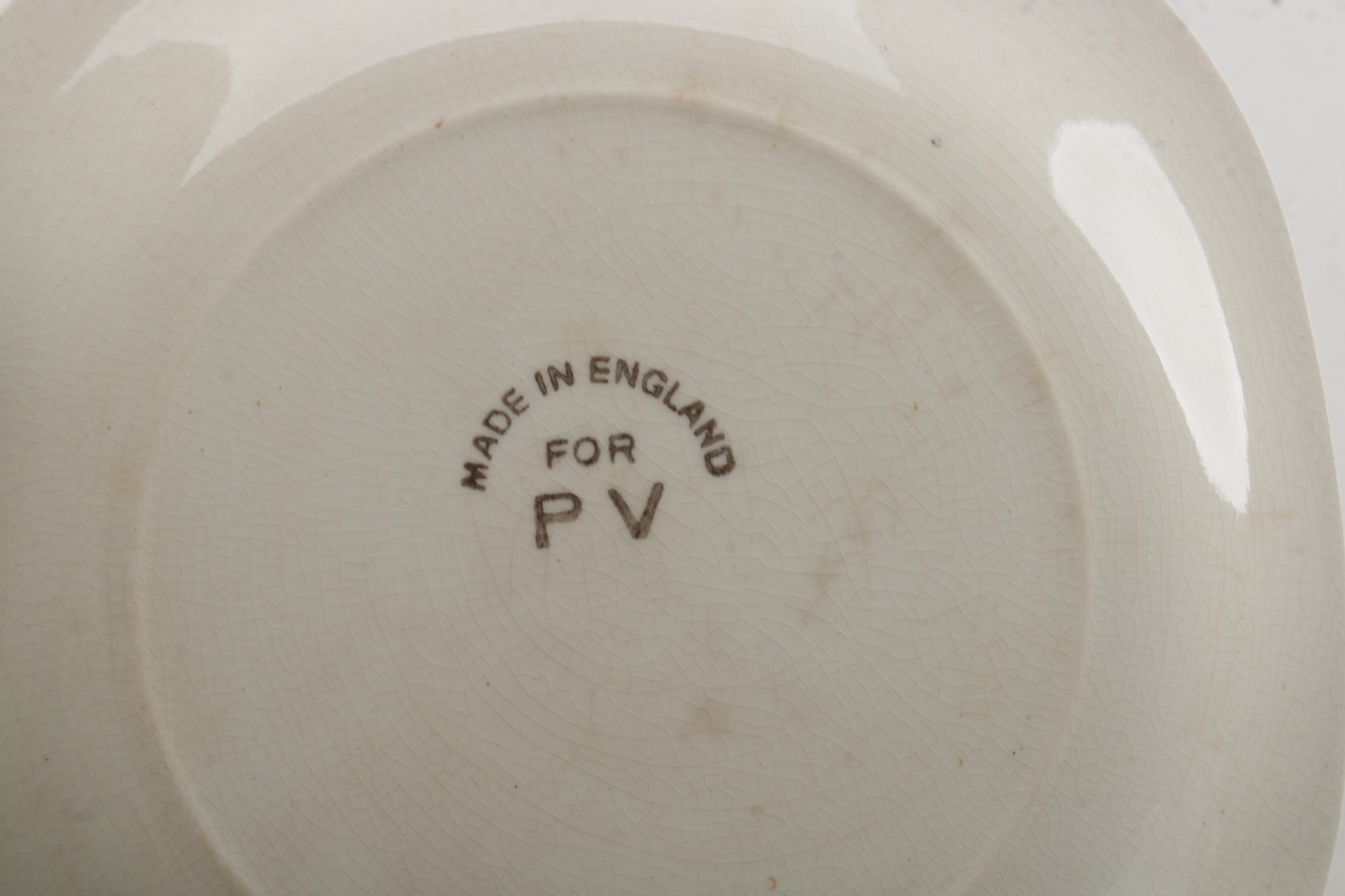 Parry & Vielle French Opera Motif Plates