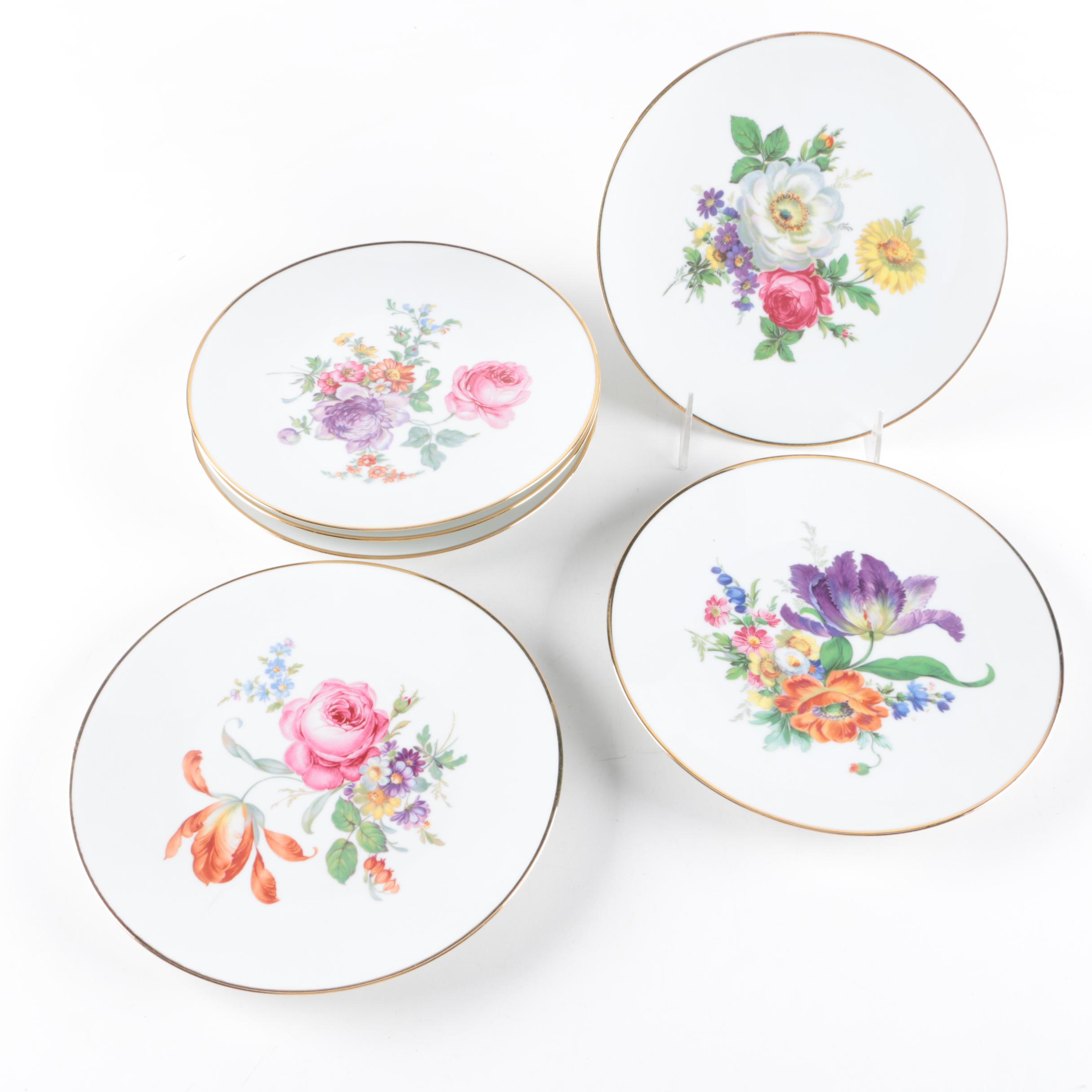Vintage Bareuther Waldsassen Porcelain Plates