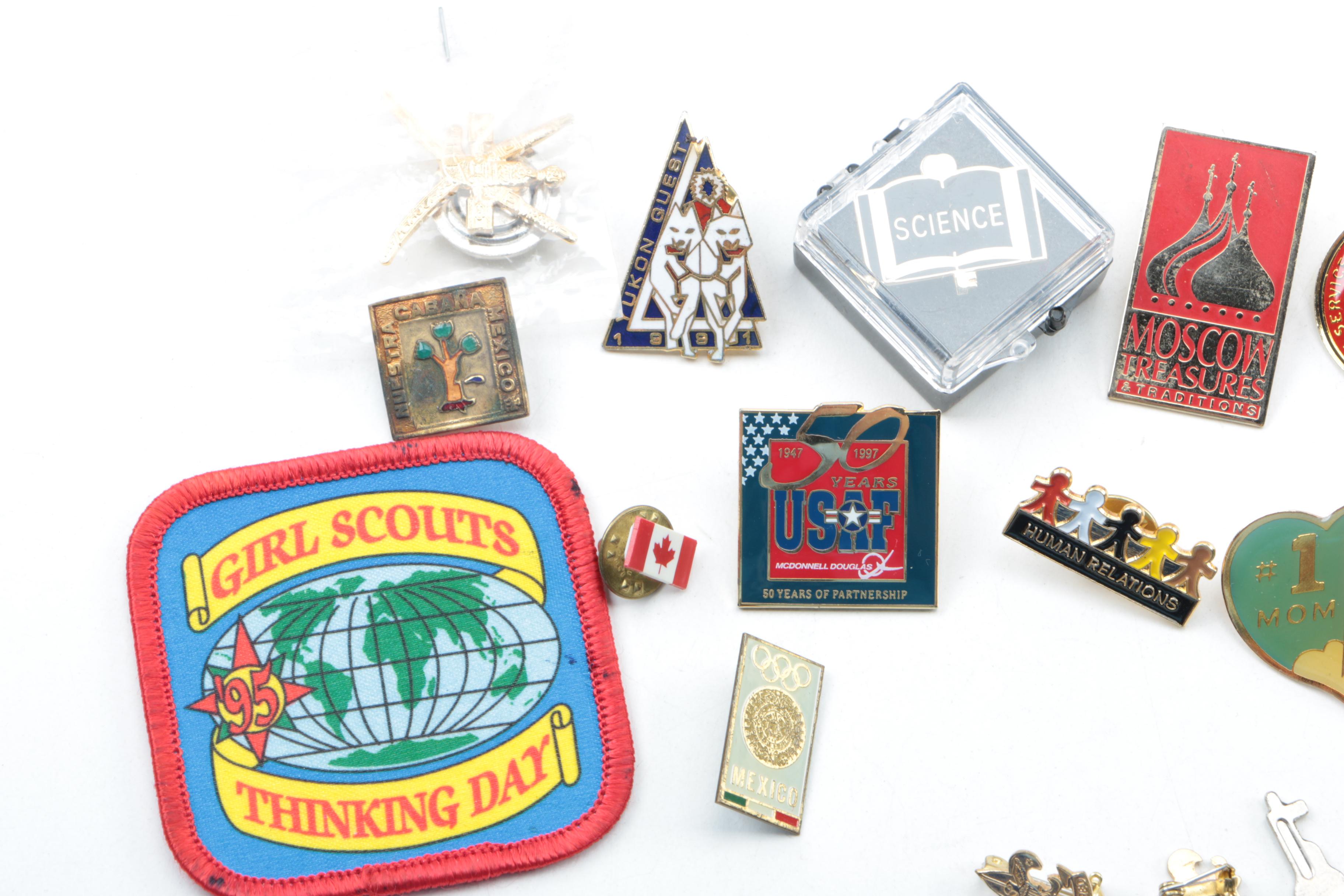 1917 Boy Scout Handbook, 1963 Boy's Life Magazine, Scout Pins and More