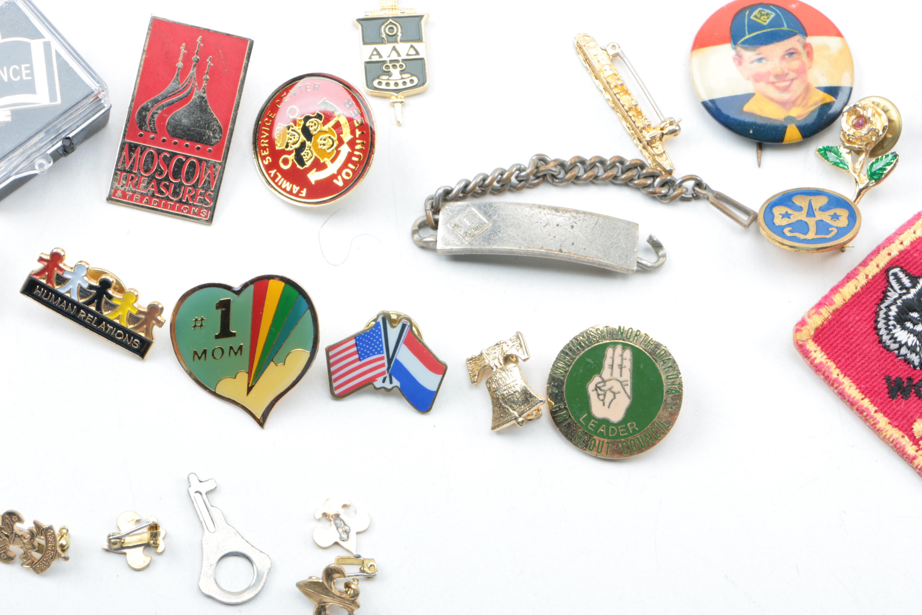 1917 Boy Scout Handbook, 1963 Boy's Life Magazine, Scout Pins and More