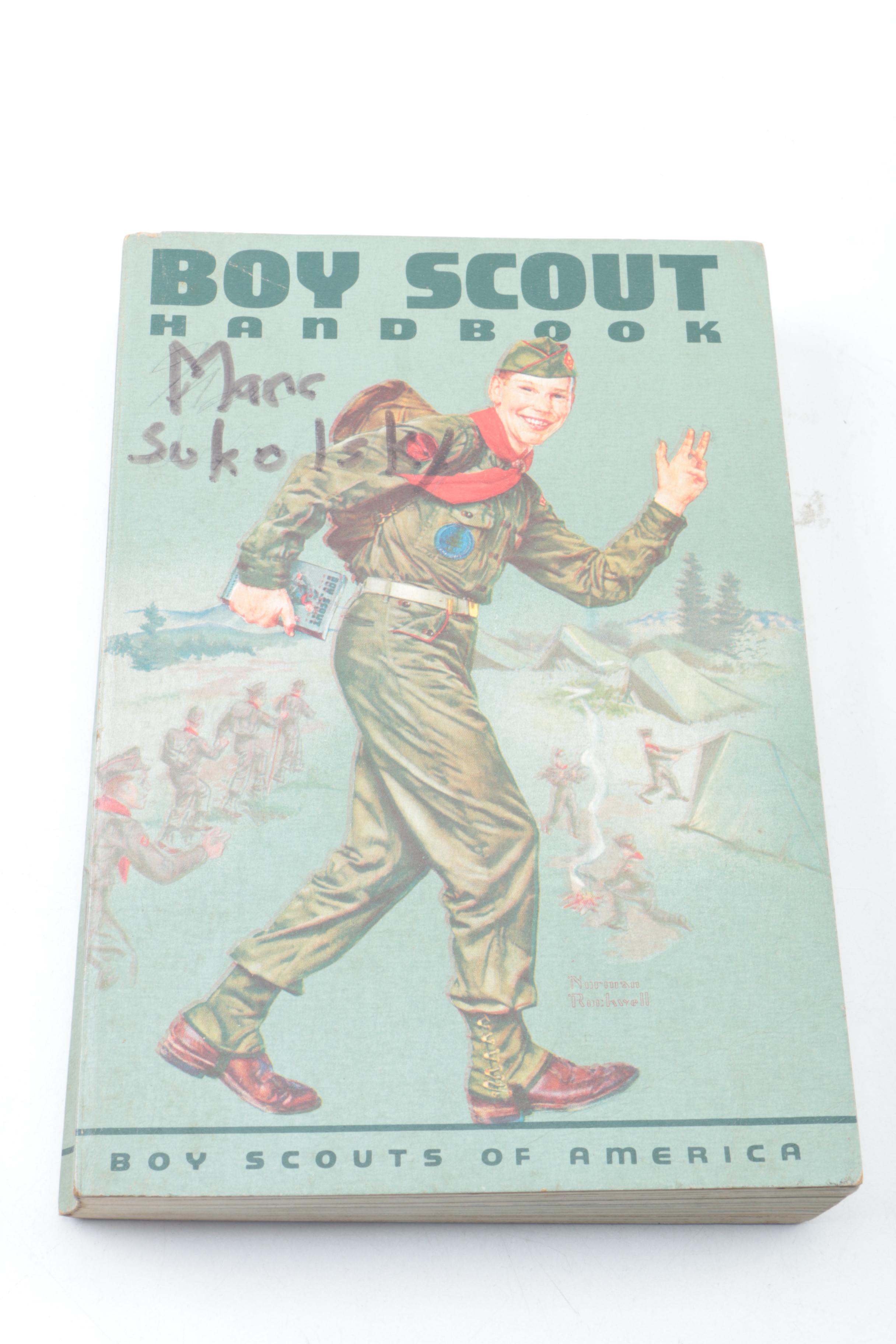 1917 Boy Scout Handbook, 1963 Boy's Life Magazine, Scout Pins and More