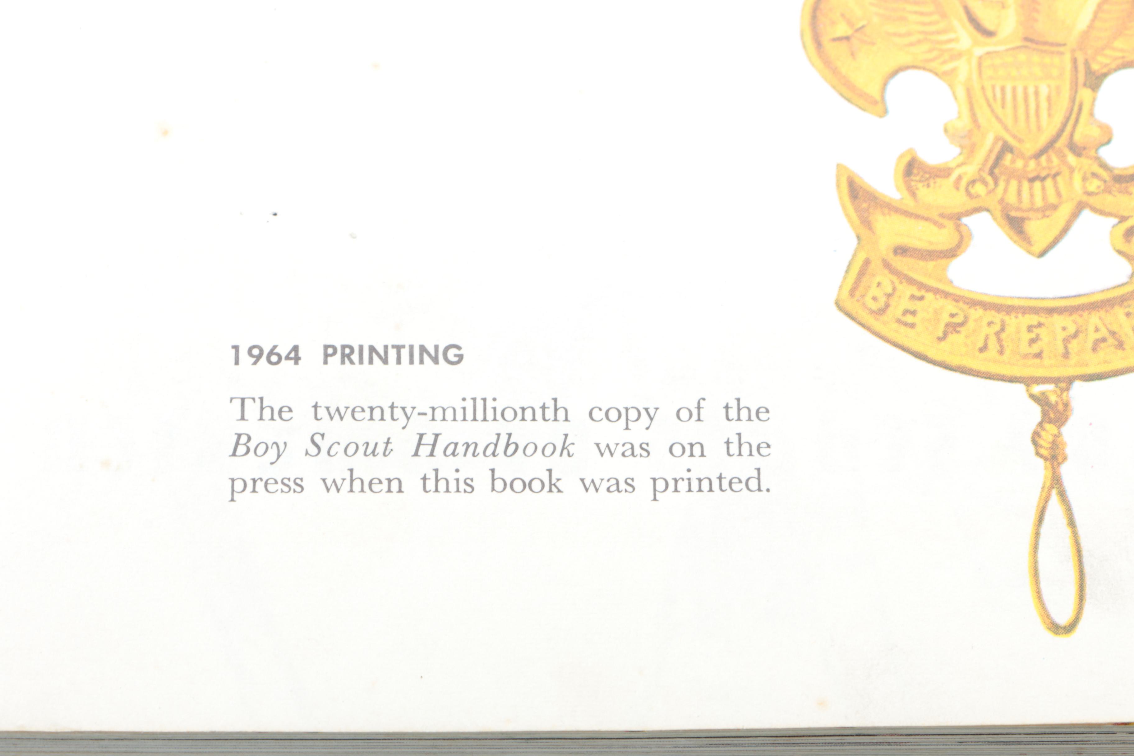 1917 Boy Scout Handbook, 1963 Boy's Life Magazine, Scout Pins and More