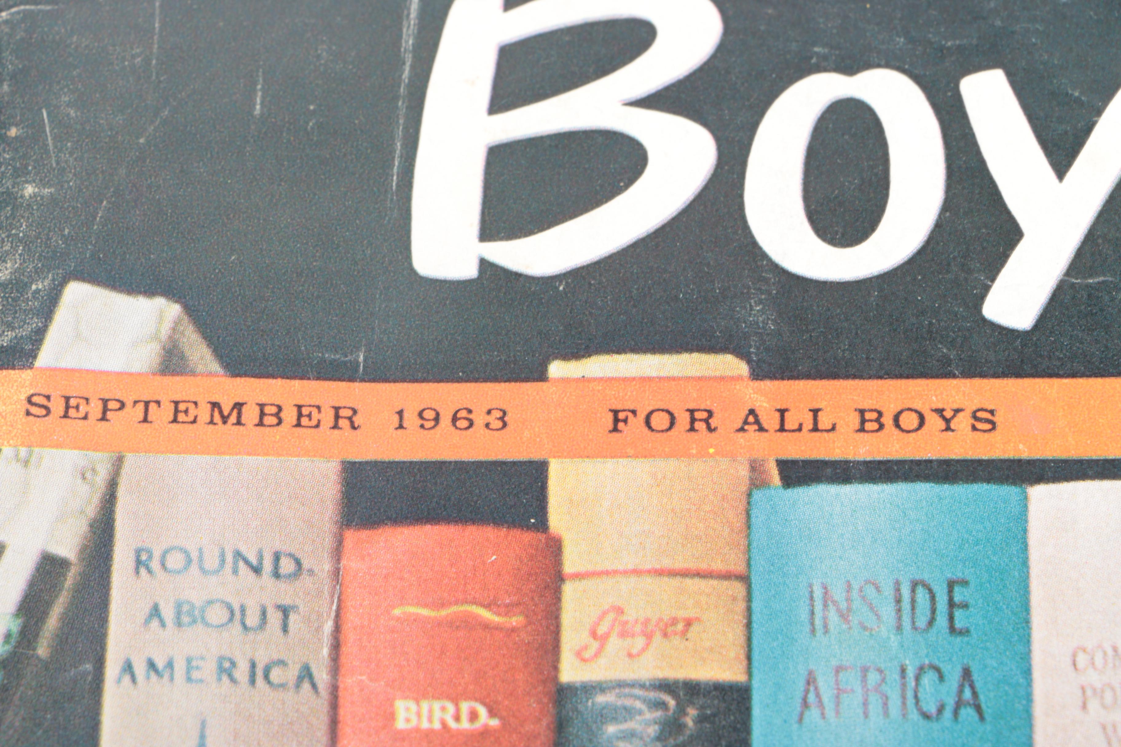 1917 Boy Scout Handbook, 1963 Boy's Life Magazine, Scout Pins and More