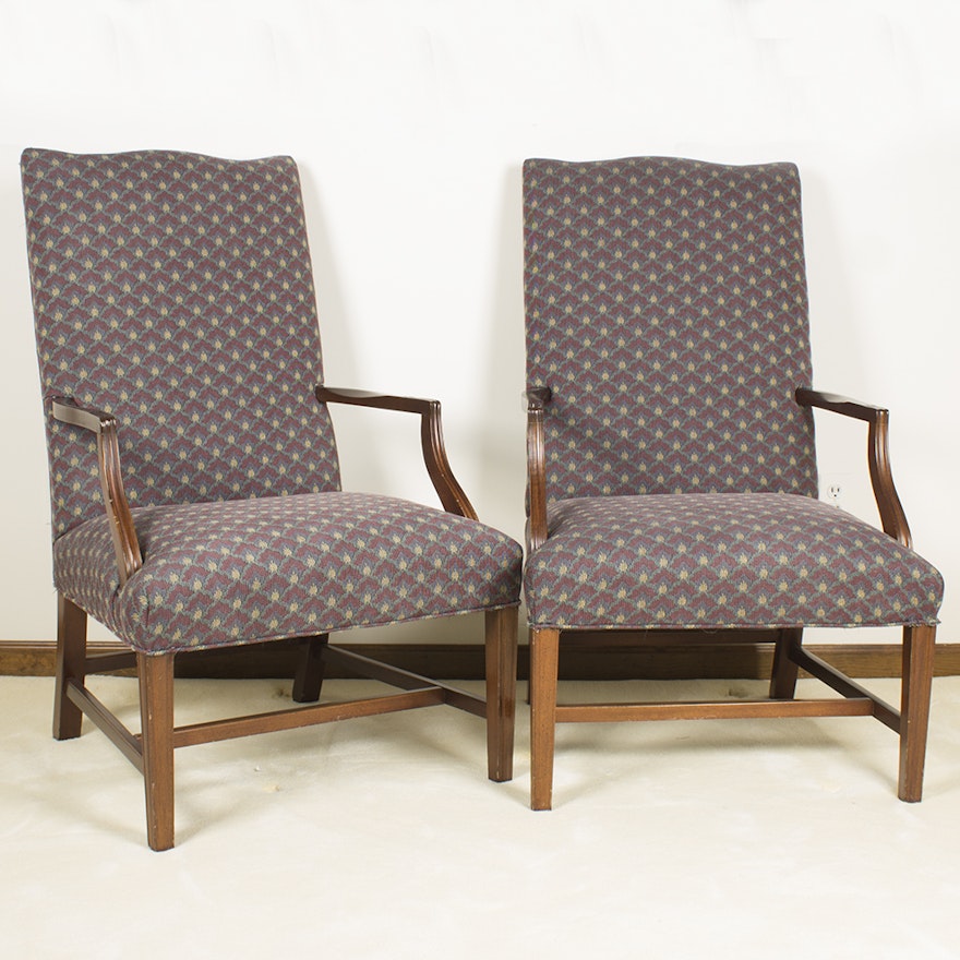 Upholstered Armchairs by Sherrill