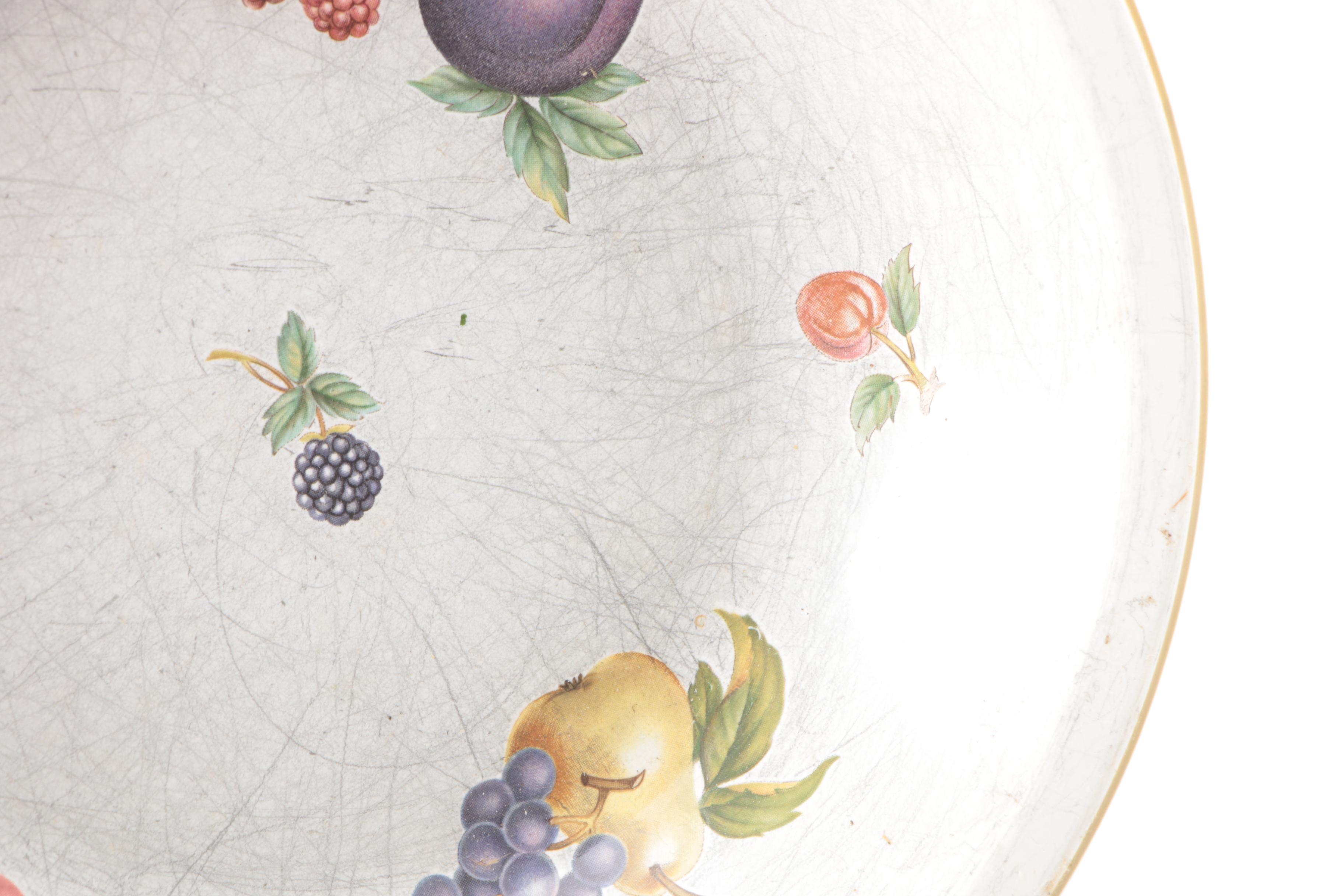 Wedgwood "Fruit Sprays" Porcelain Plates and Bowl