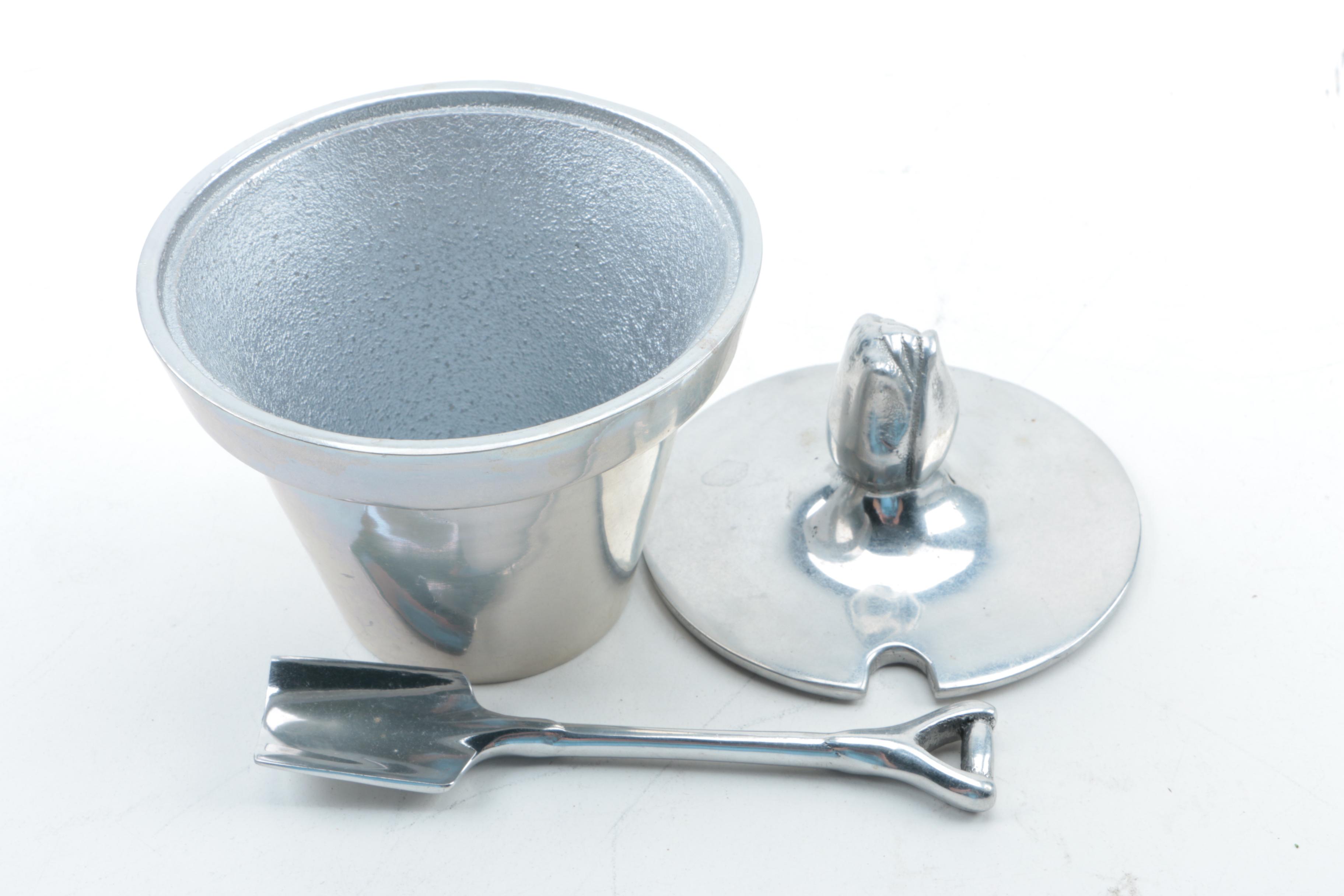 Wilton Armetale and Assorted Metal Shell Dishes