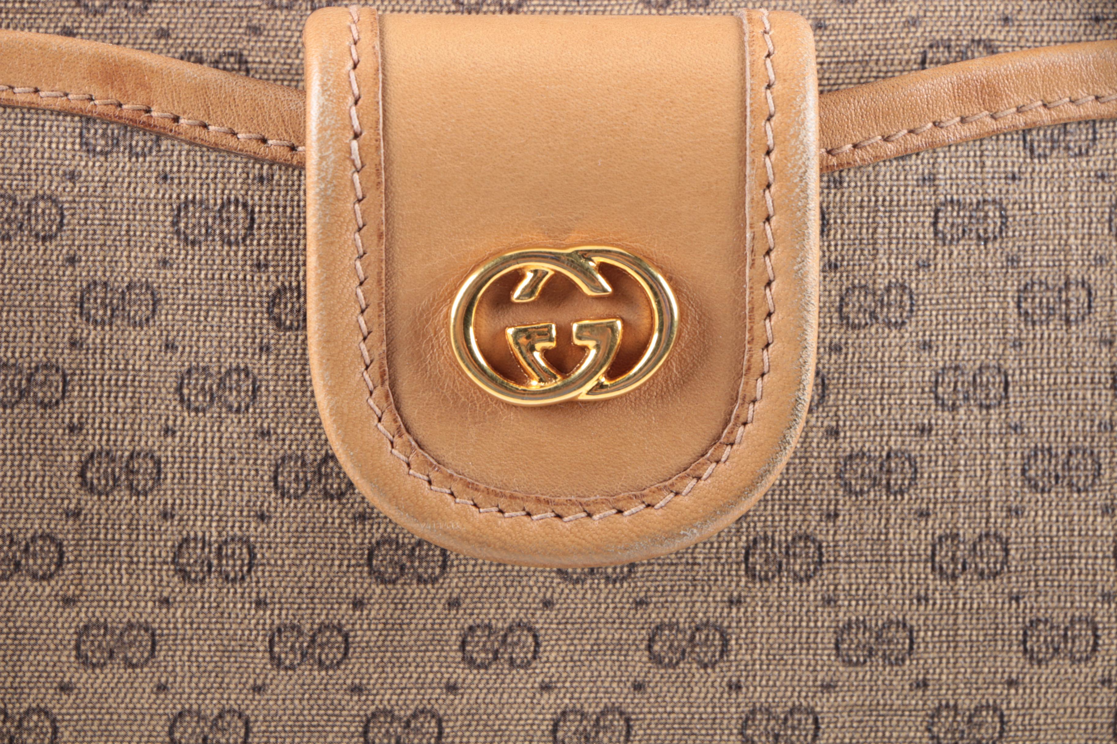 Vintage Gucci Supreme GG Canvas Top Handle Bag