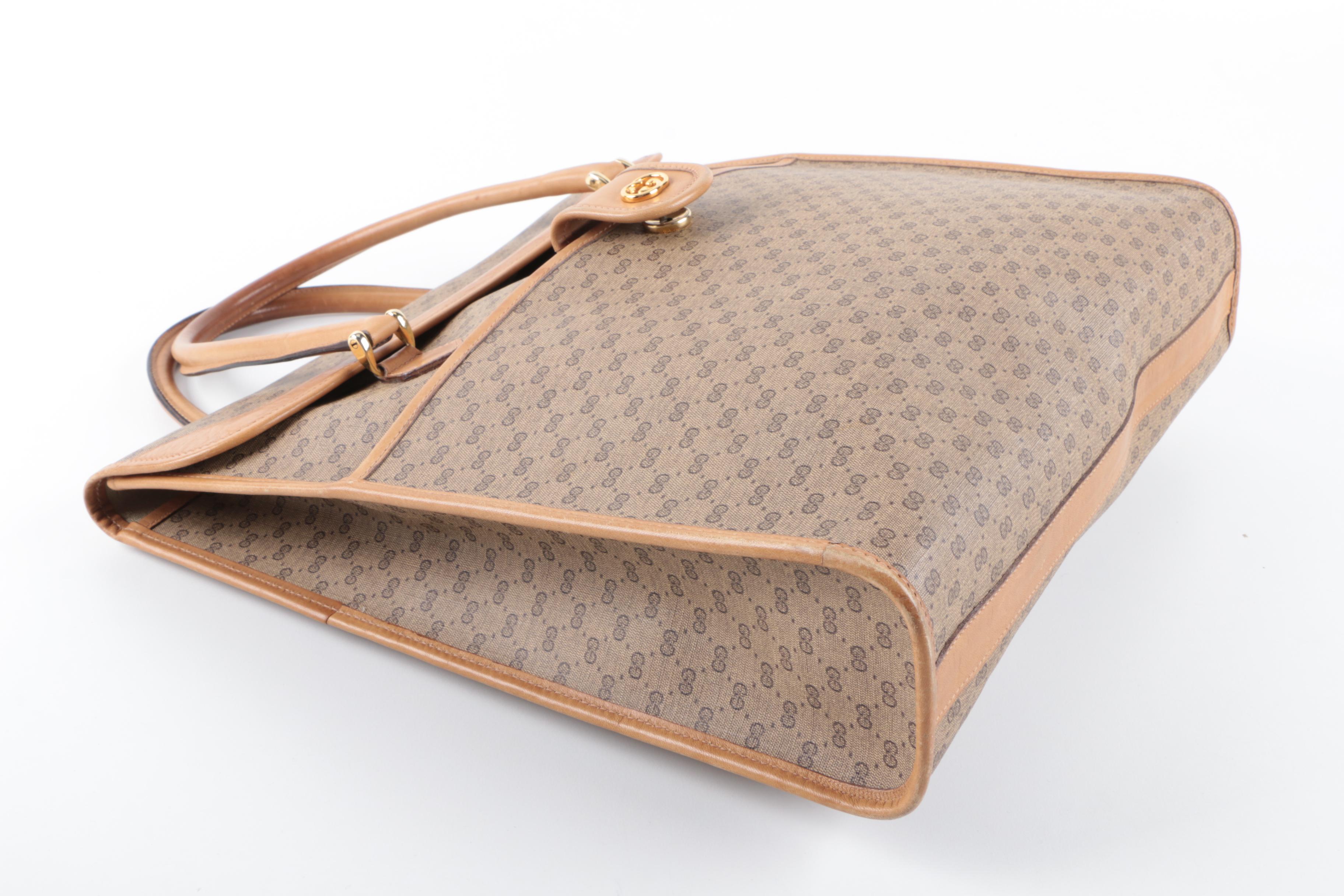 Vintage Gucci Supreme GG Canvas Top Handle Bag