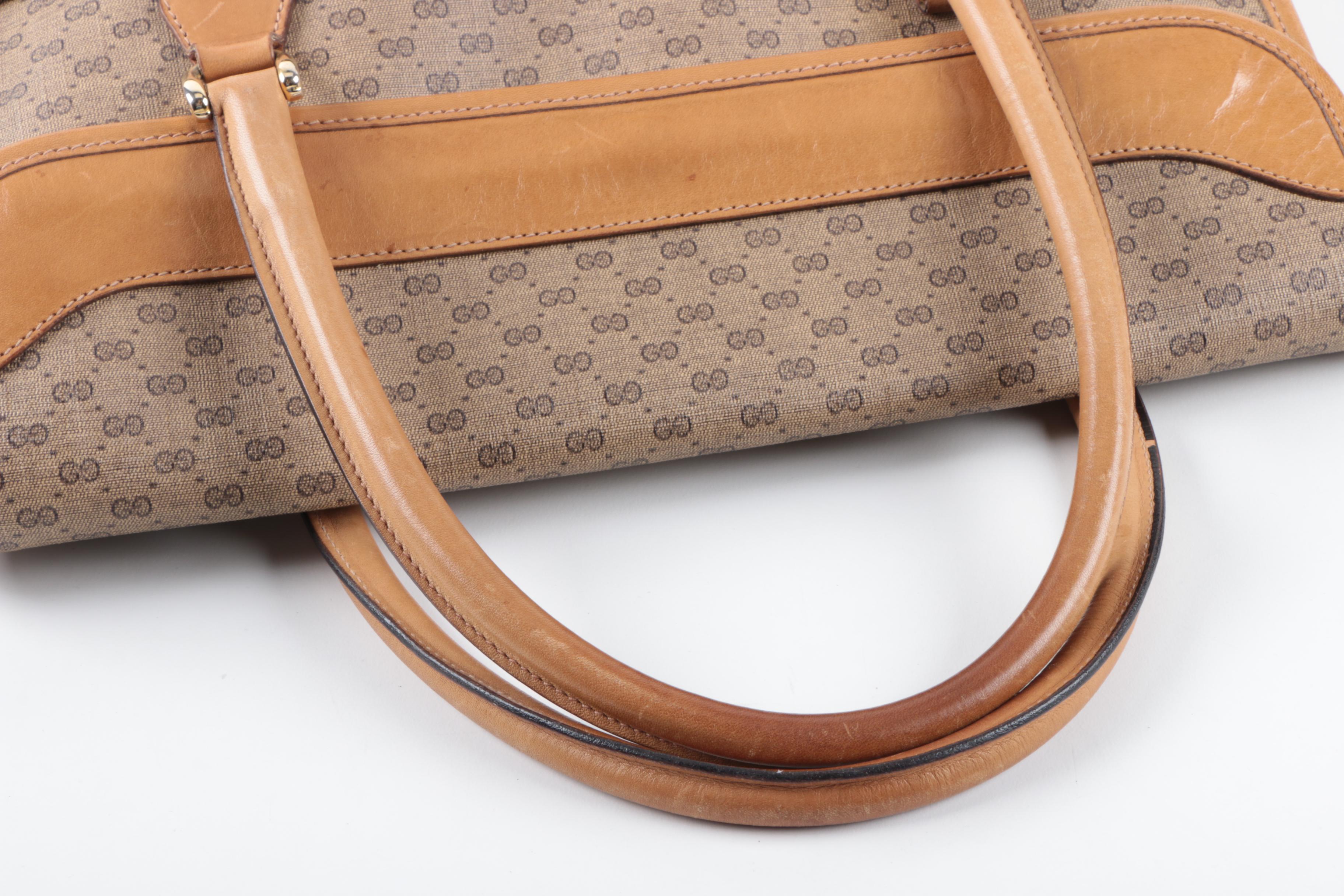 Vintage Gucci Supreme GG Canvas Top Handle Bag