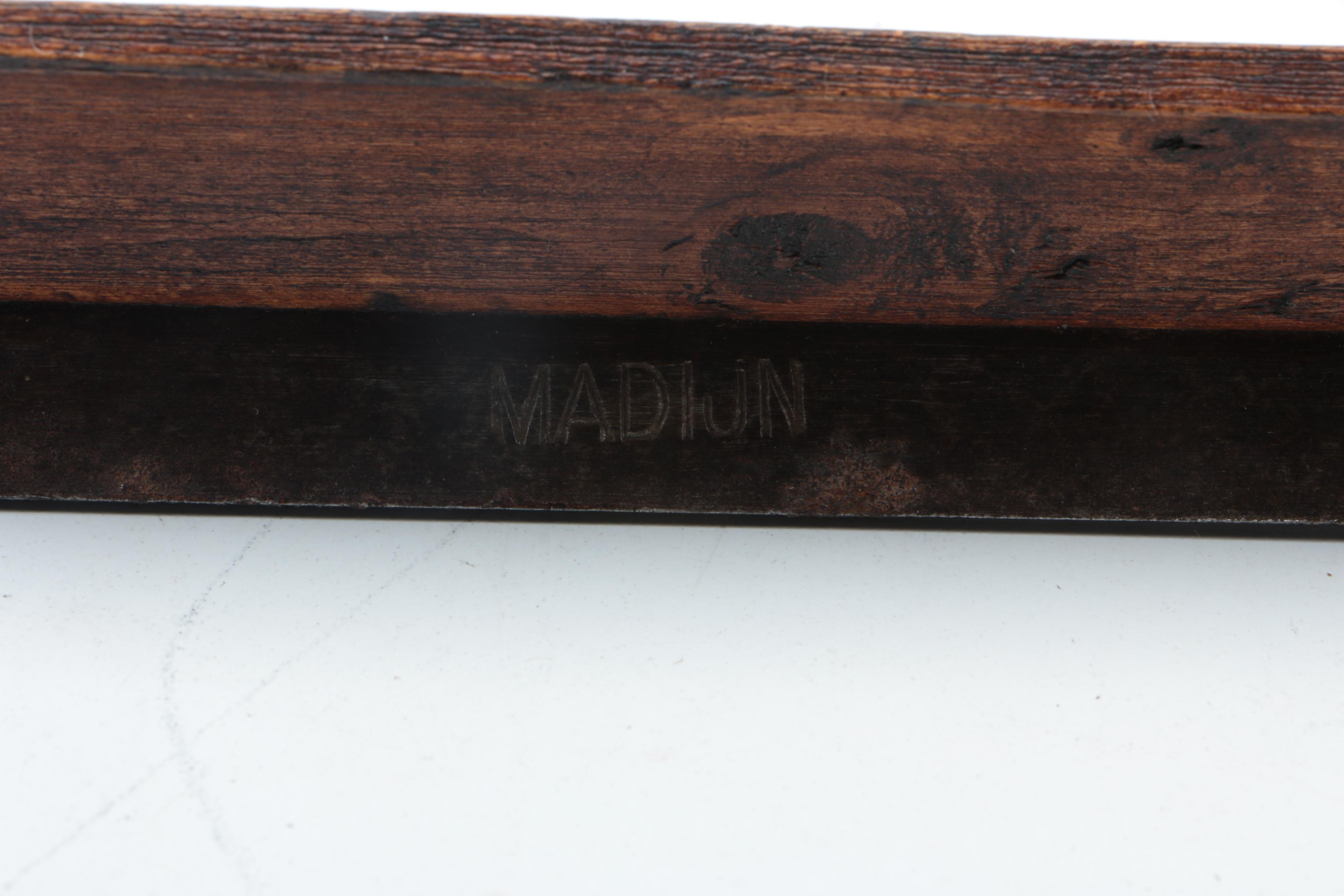 Antique Wood and Metal Ice Skates