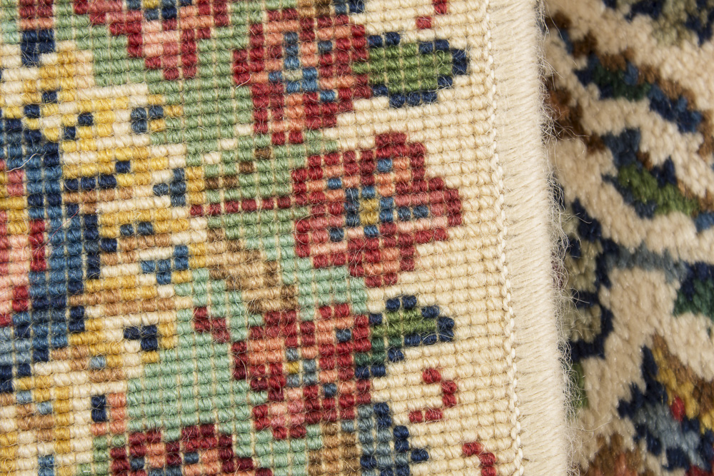 Power-Loomed Karastan "Floral Kirman" Wool Area Rug