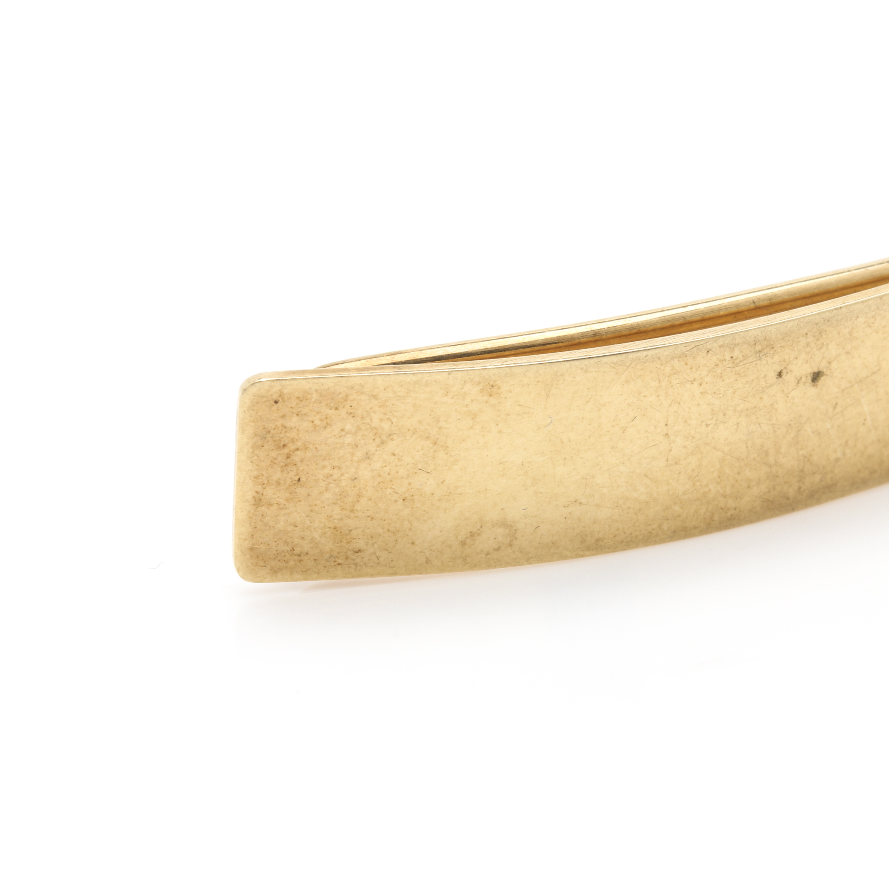 14K Yellow Gold Hair Barrette