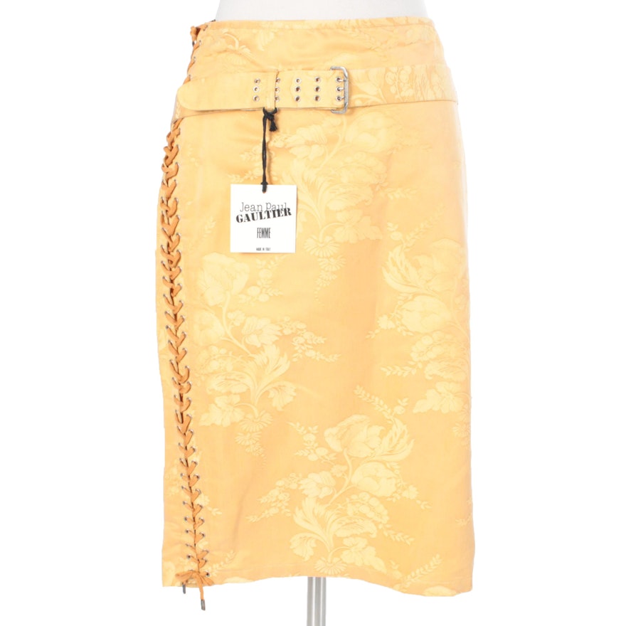 1990s Jean Paul Gaultier  Silk Blend Skirt