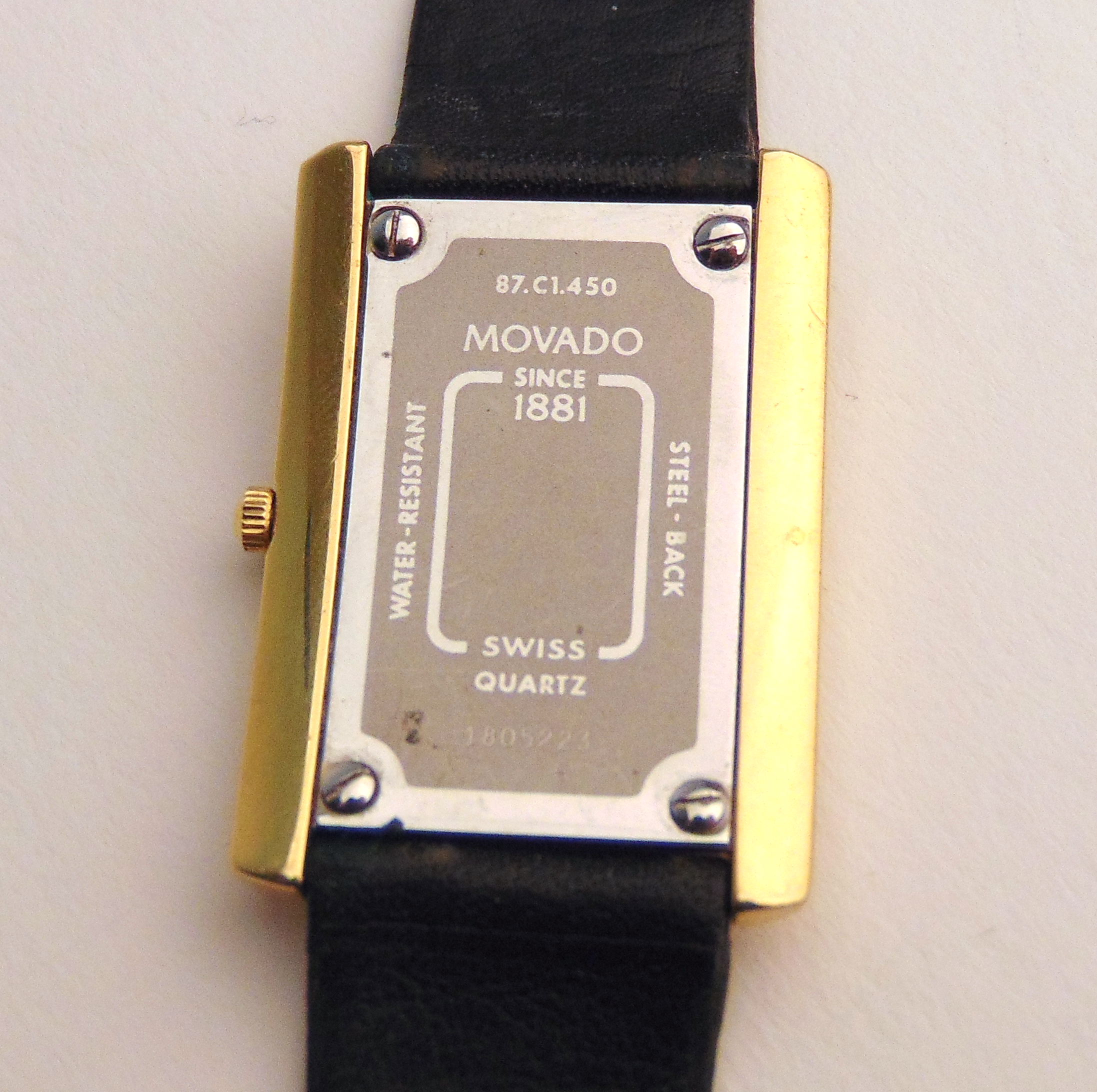 Movado Leather Watch