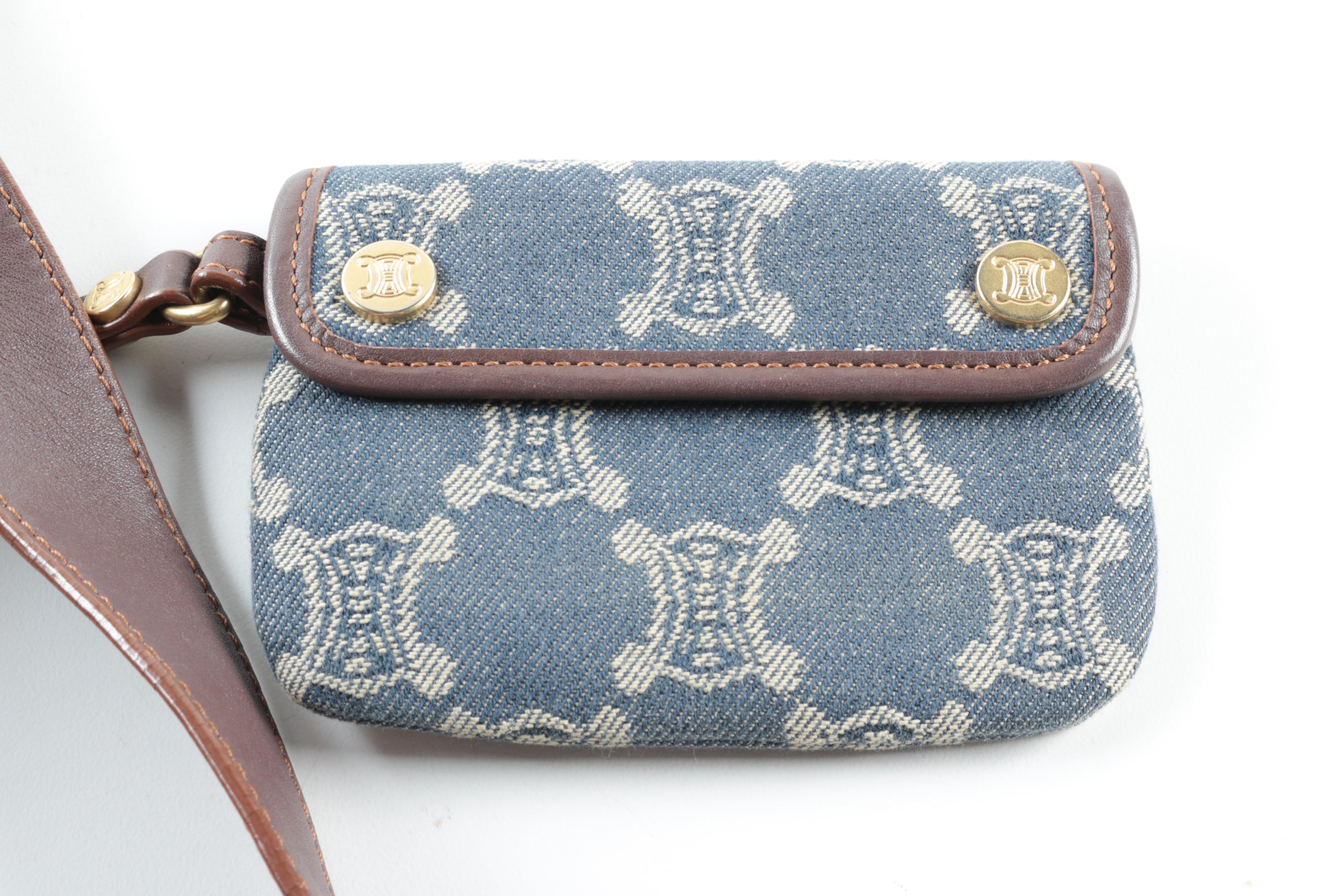 Céline Macadam Canvas Messenger Bag