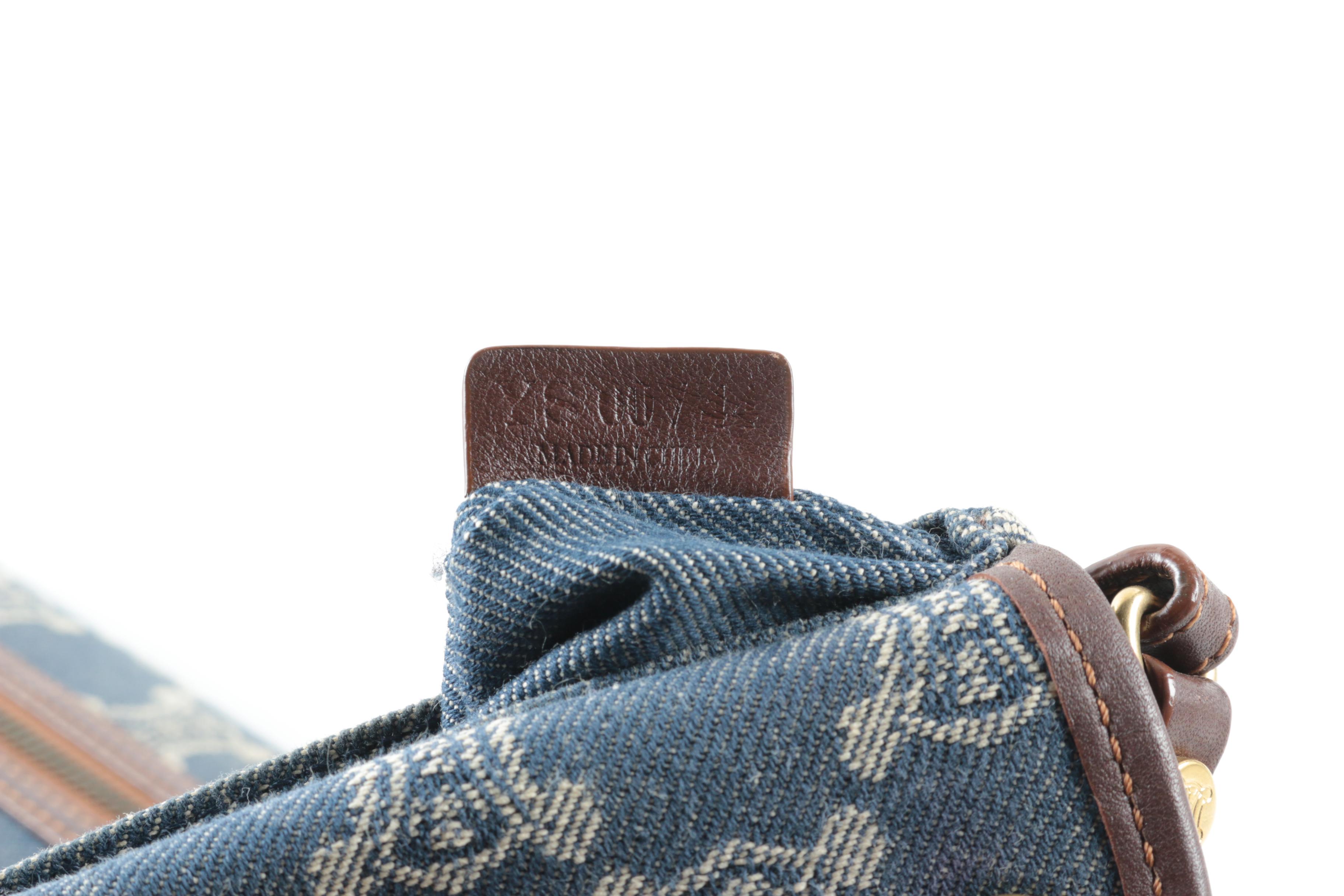 Céline Macadam Canvas Messenger Bag