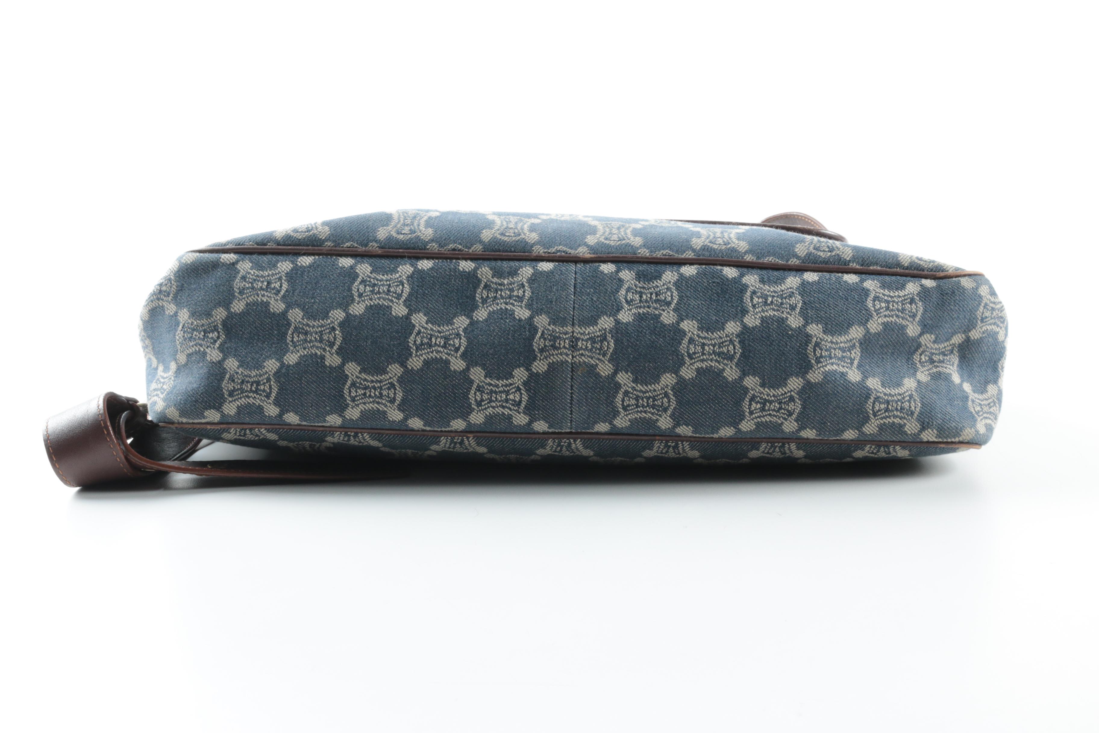 Céline Macadam Canvas Messenger Bag