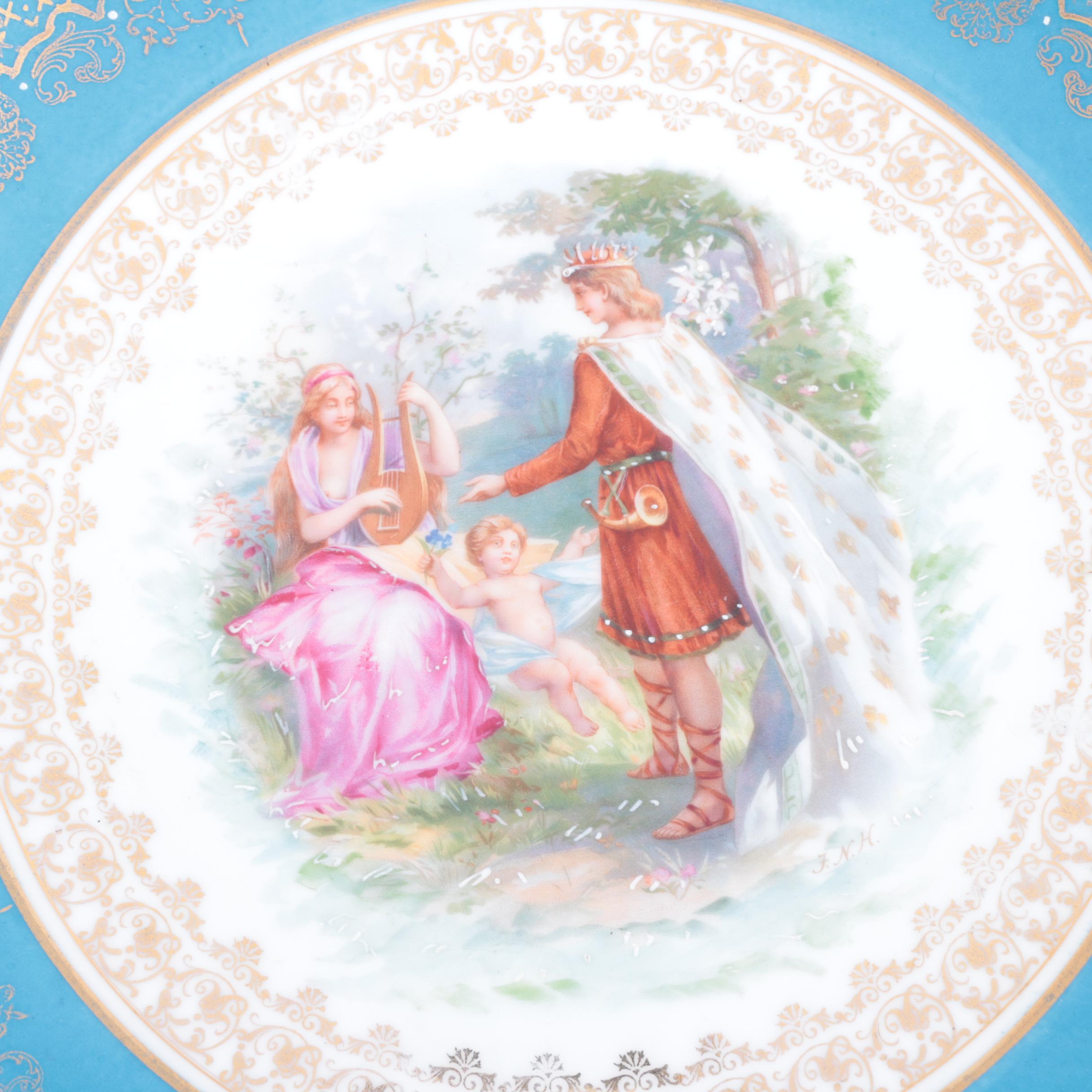 Kaufmann Royal Vienna Style Porcelain Plate