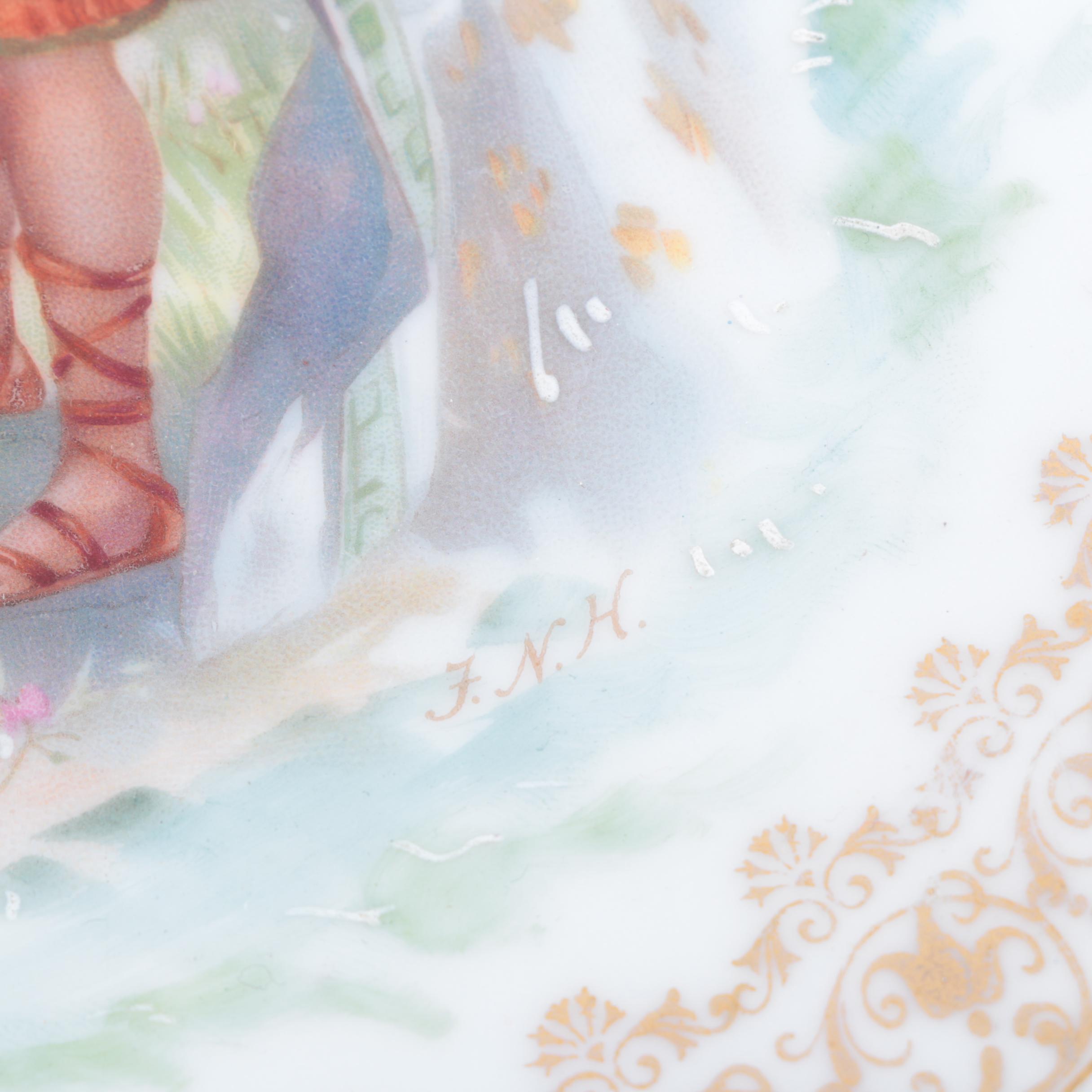 Kaufmann Royal Vienna Style Porcelain Plate