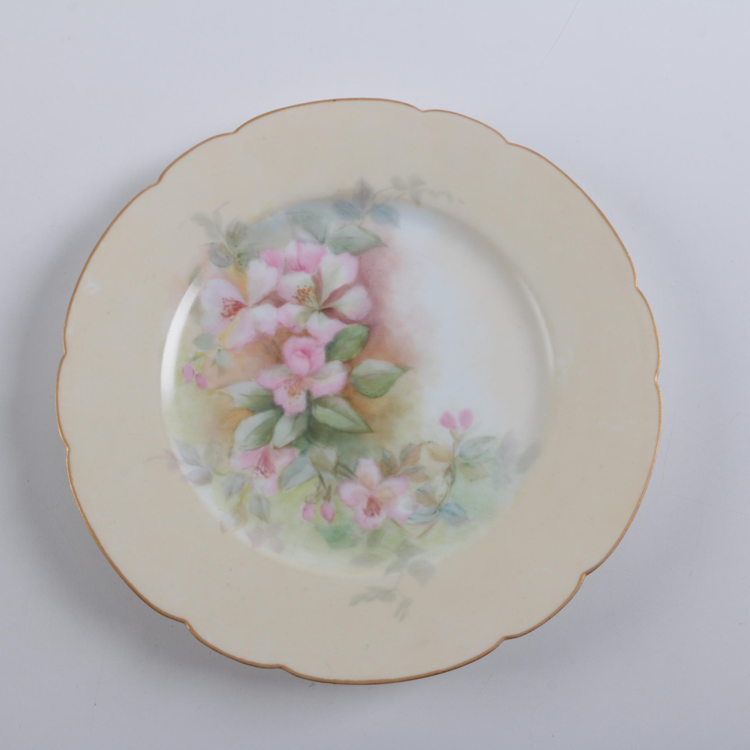 Hand Painted Haviland Limoges Porcelain Plates
