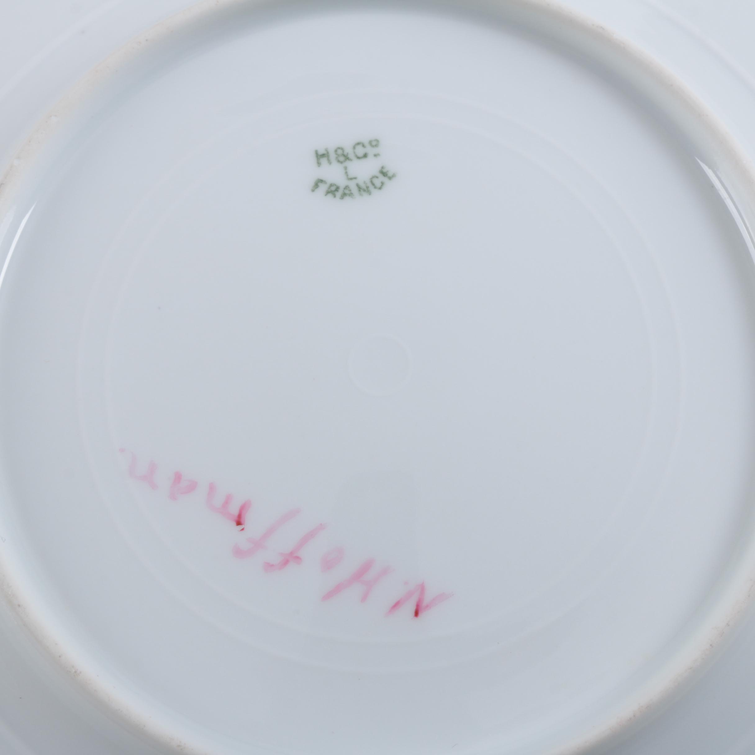 Hand Painted Haviland Limoges Porcelain Plates