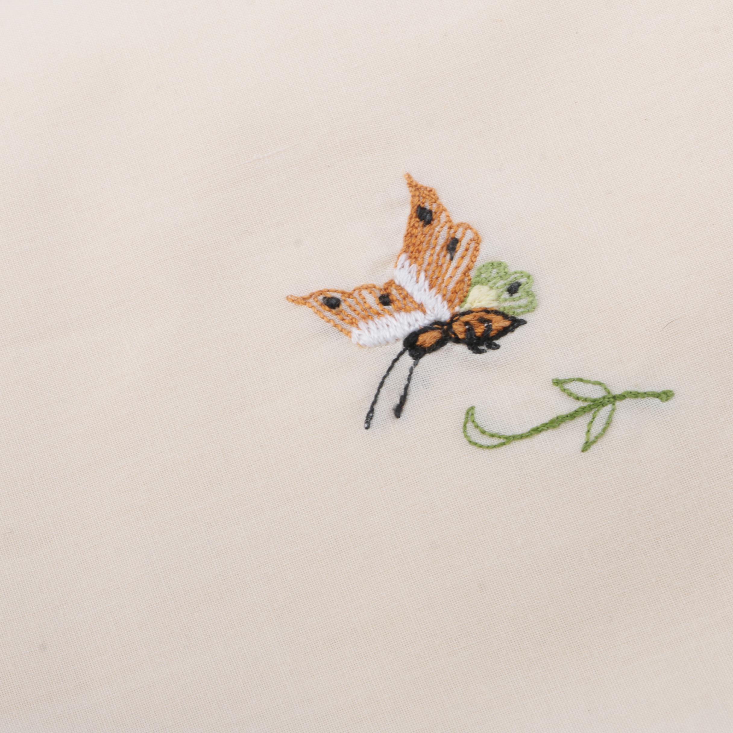 Vintage Needle-Work Embellished Linens