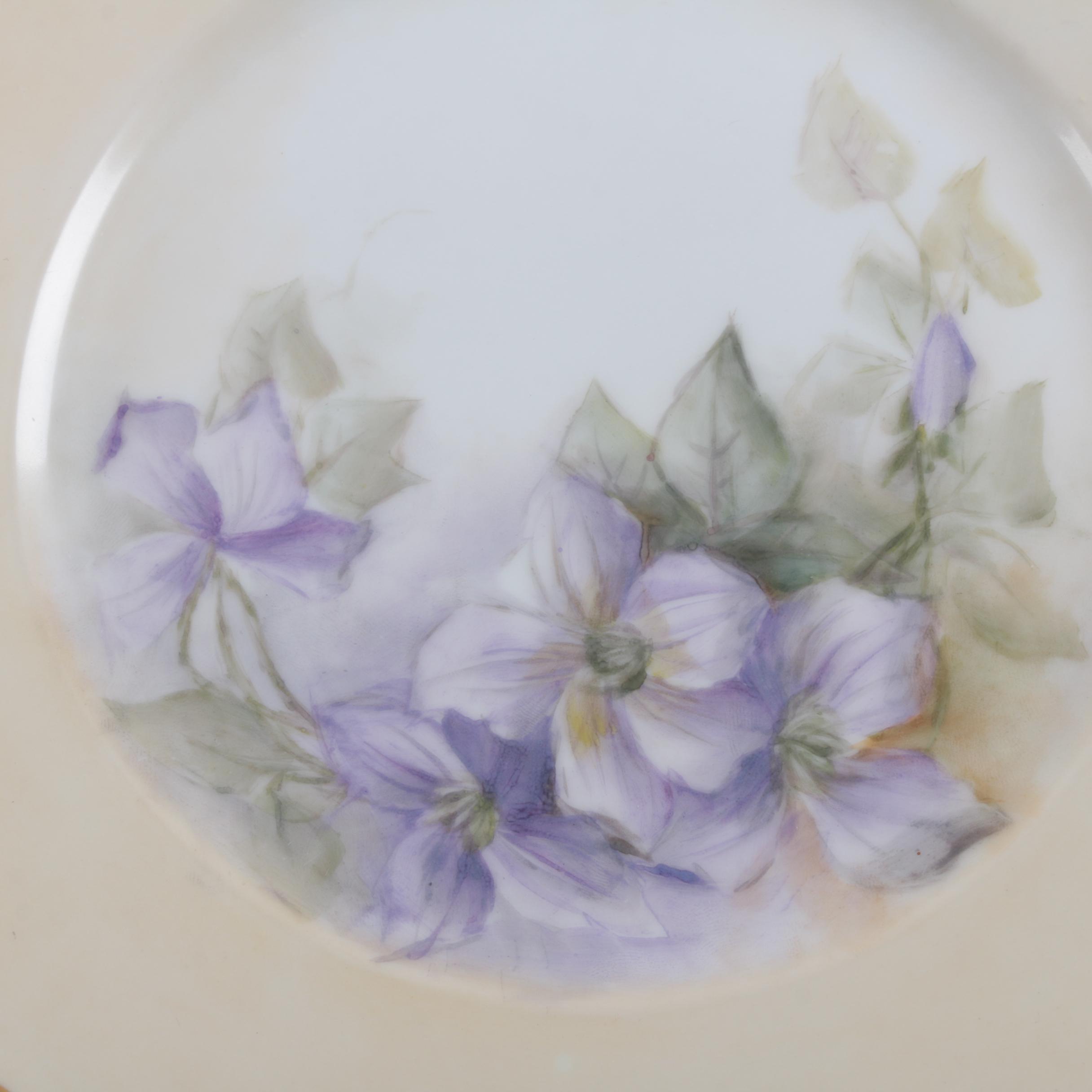 Hand Painted Haviland Limoges Porcelain Plates