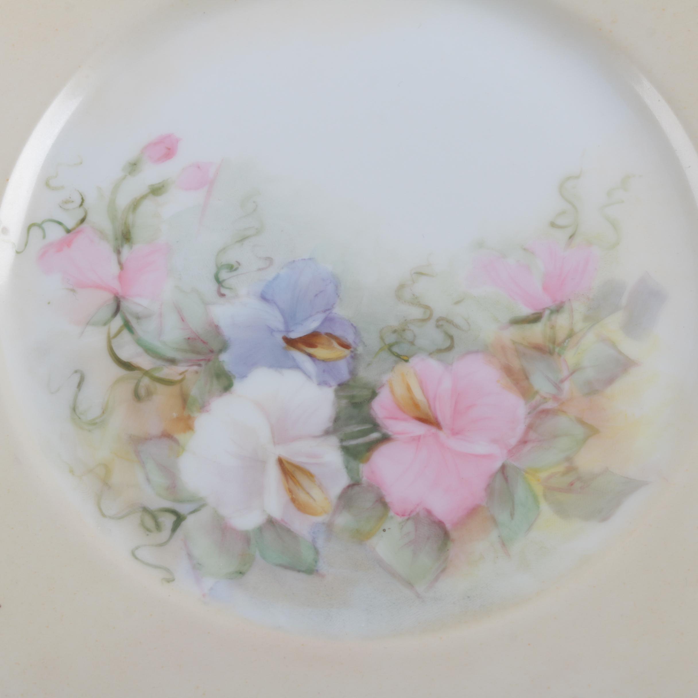 Hand Painted Haviland Limoges Porcelain Plates