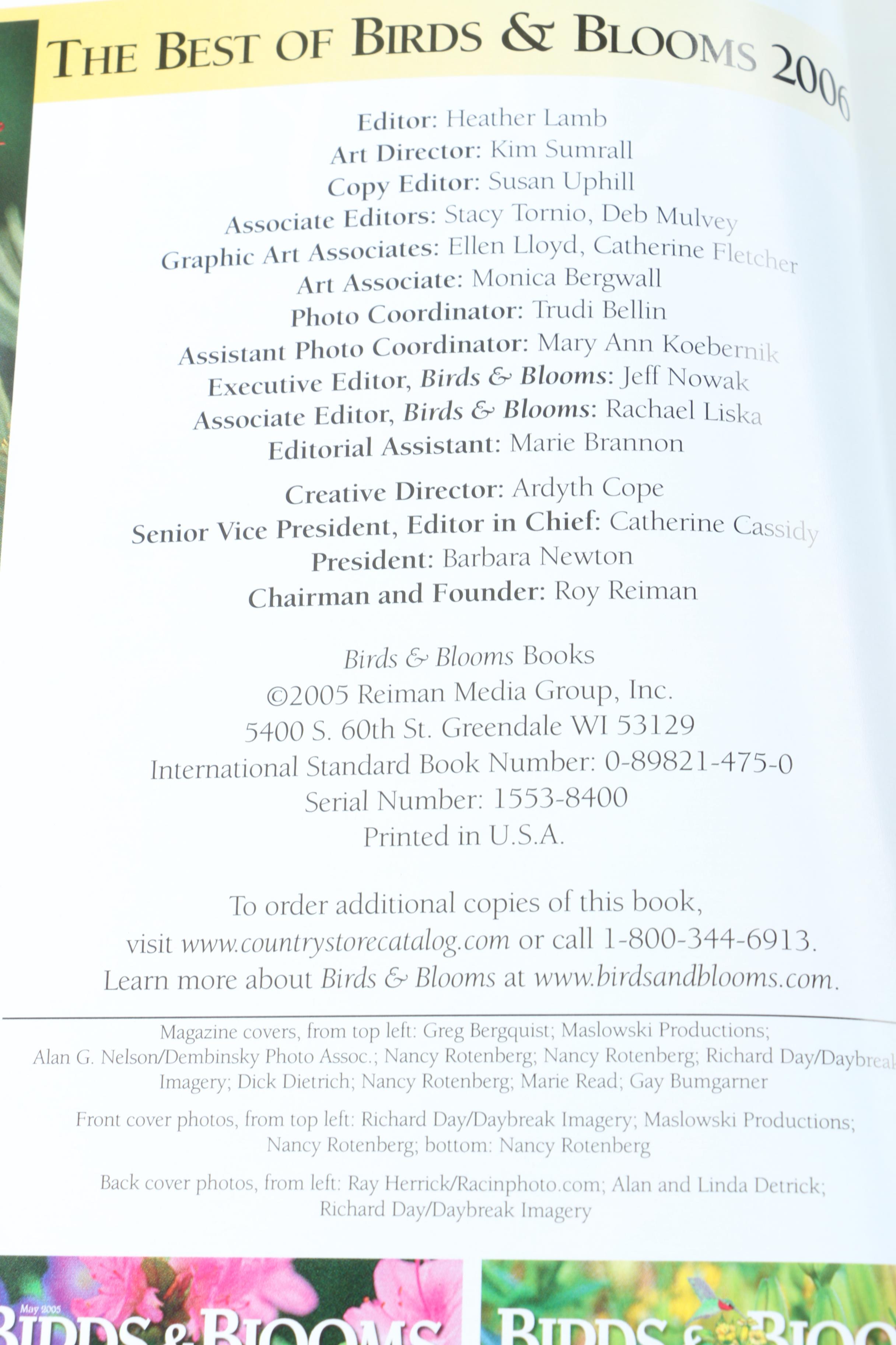 Books on Gardening Including 2001 "The Ultimate Book of Flowers"