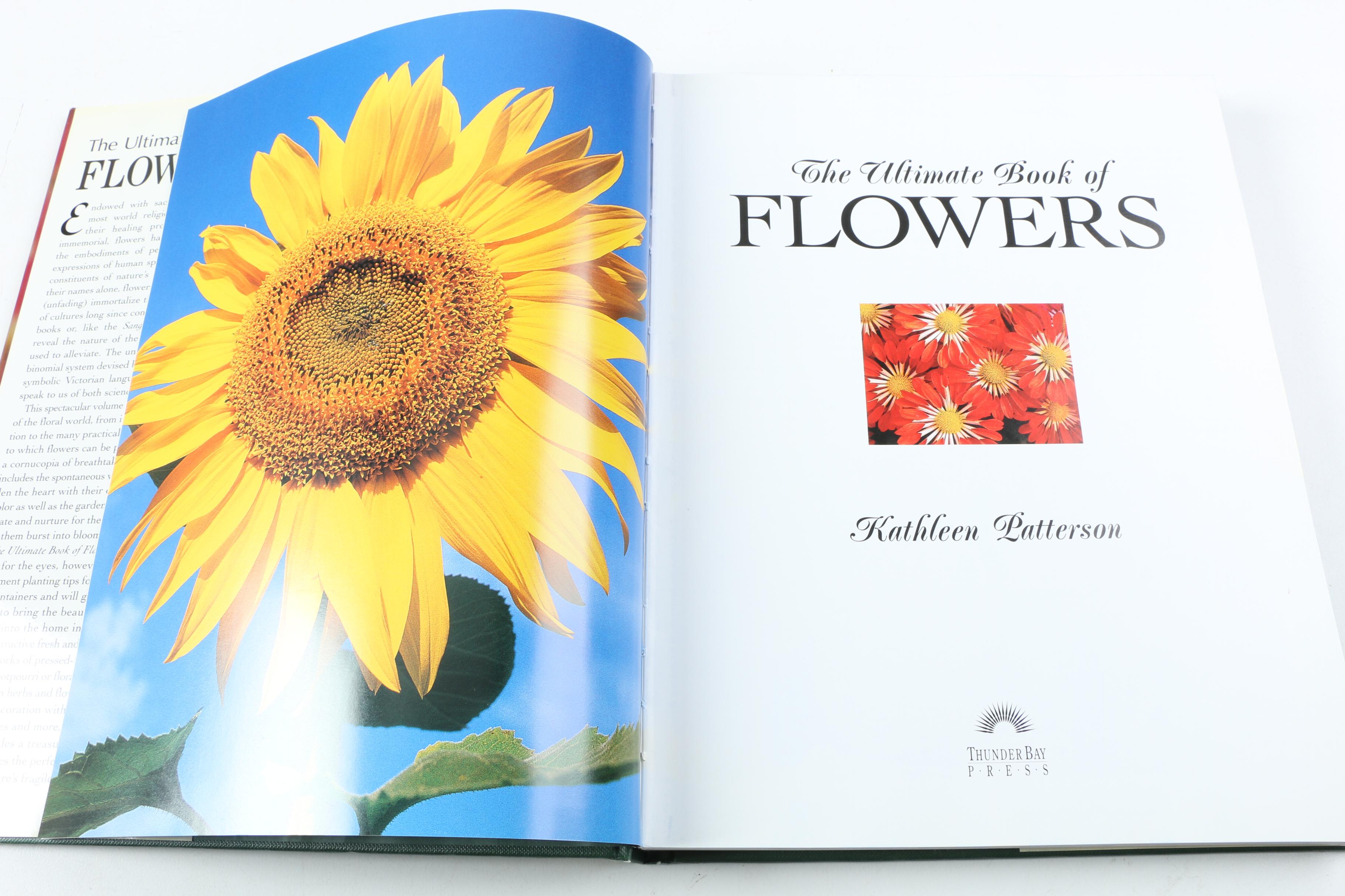 Books on Gardening Including 2001 "The Ultimate Book of Flowers"