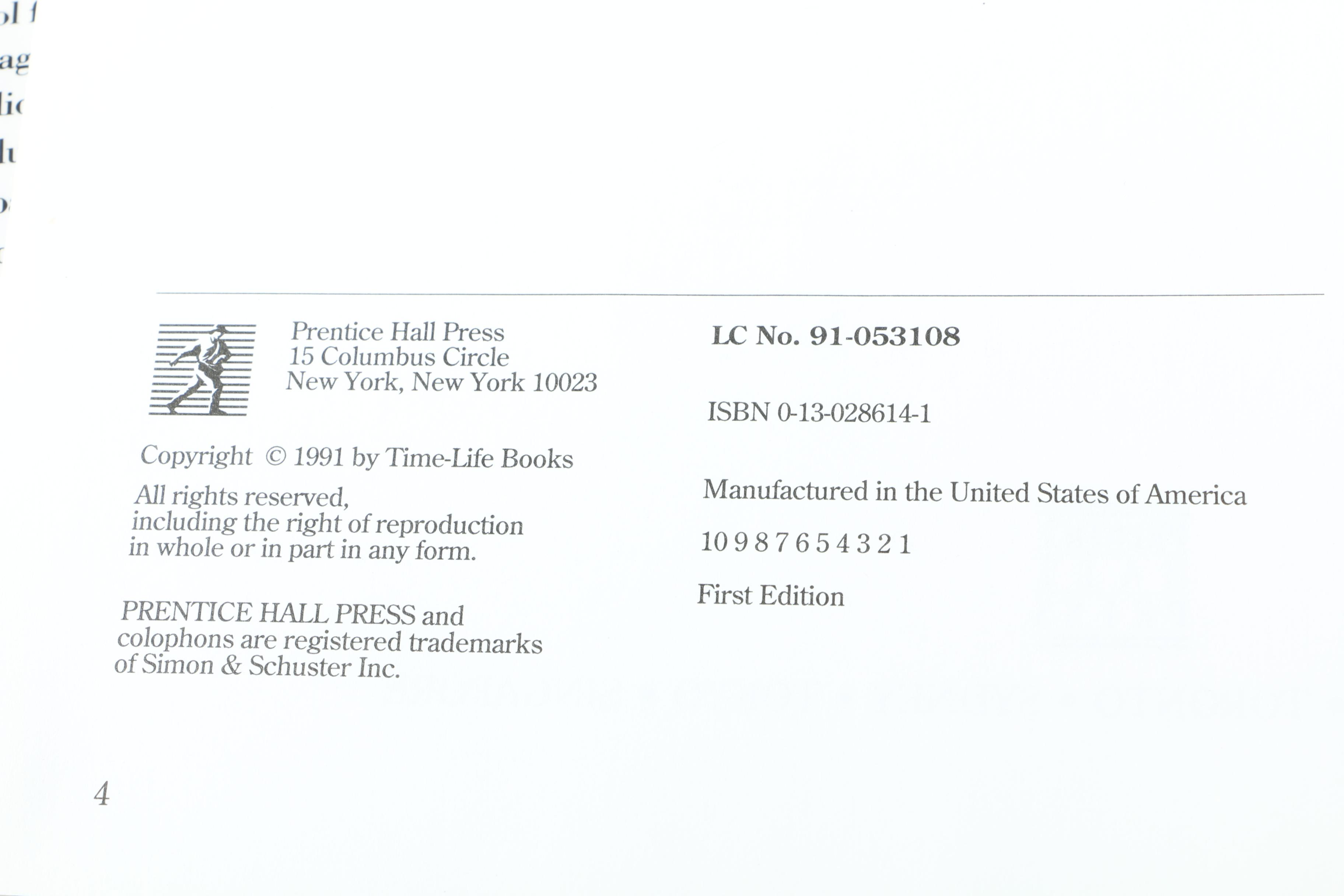 Books on Gardening Including 2001 "The Ultimate Book of Flowers"