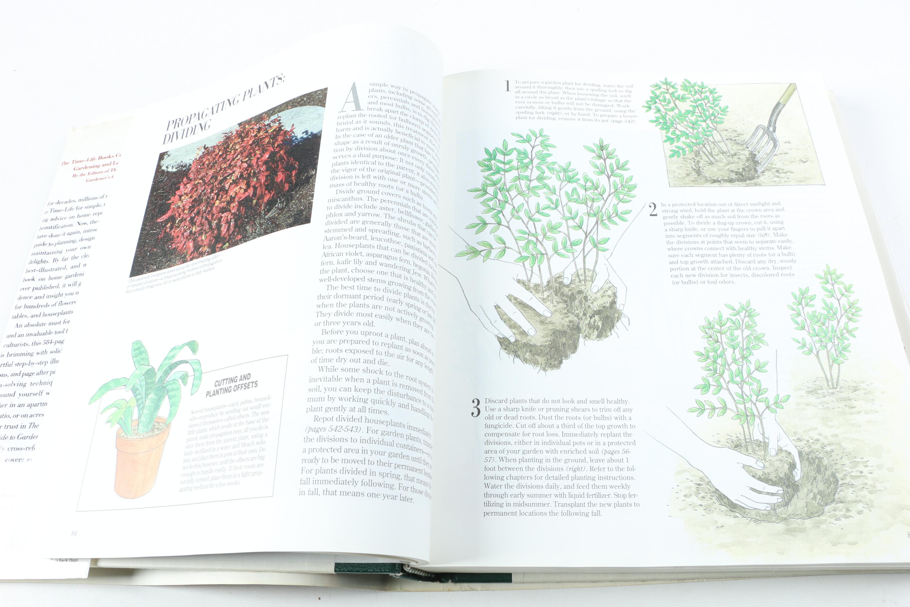 Books on Gardening Including 2001 "The Ultimate Book of Flowers"