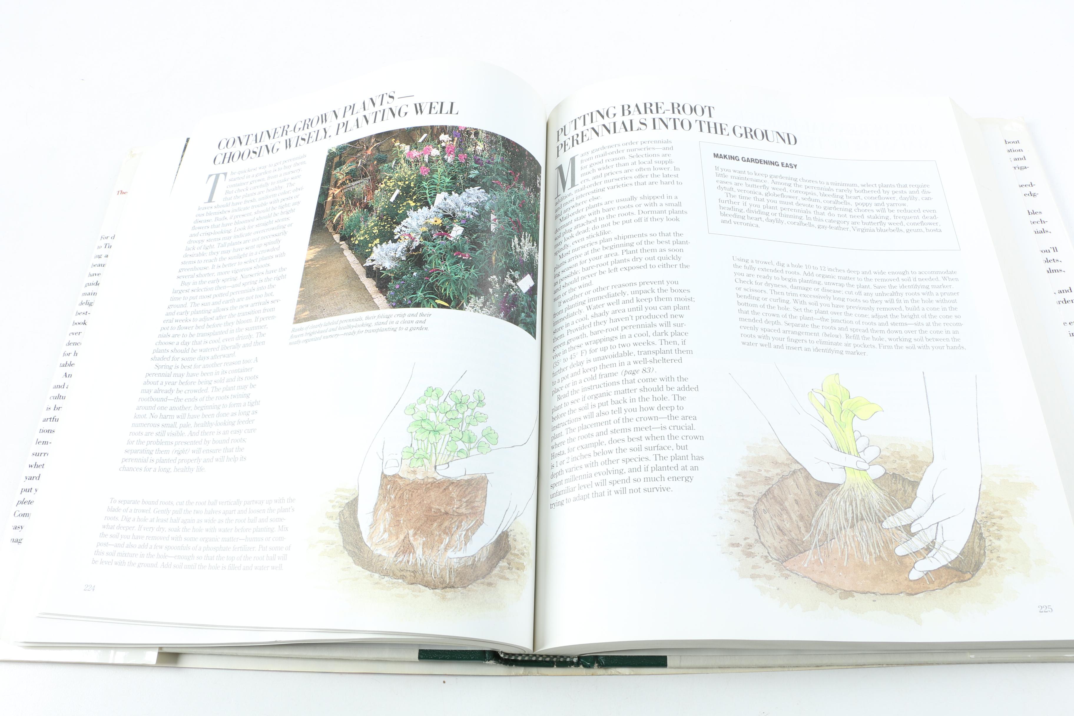 Books on Gardening Including 2001 "The Ultimate Book of Flowers"