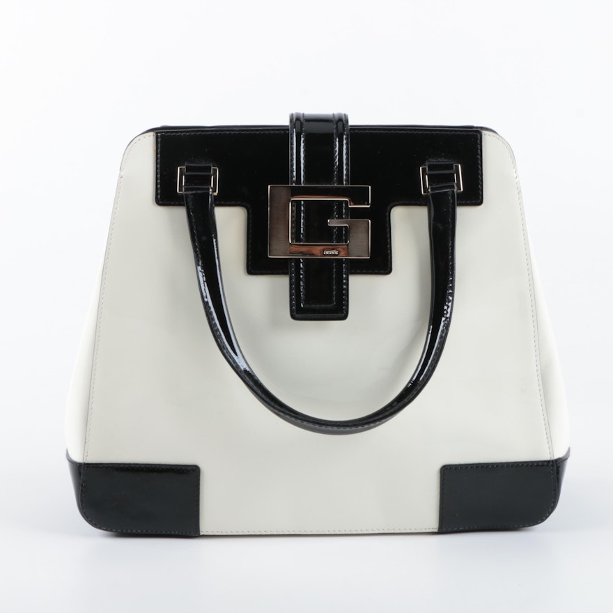 Gucci Patent Leather Top Handle Bag