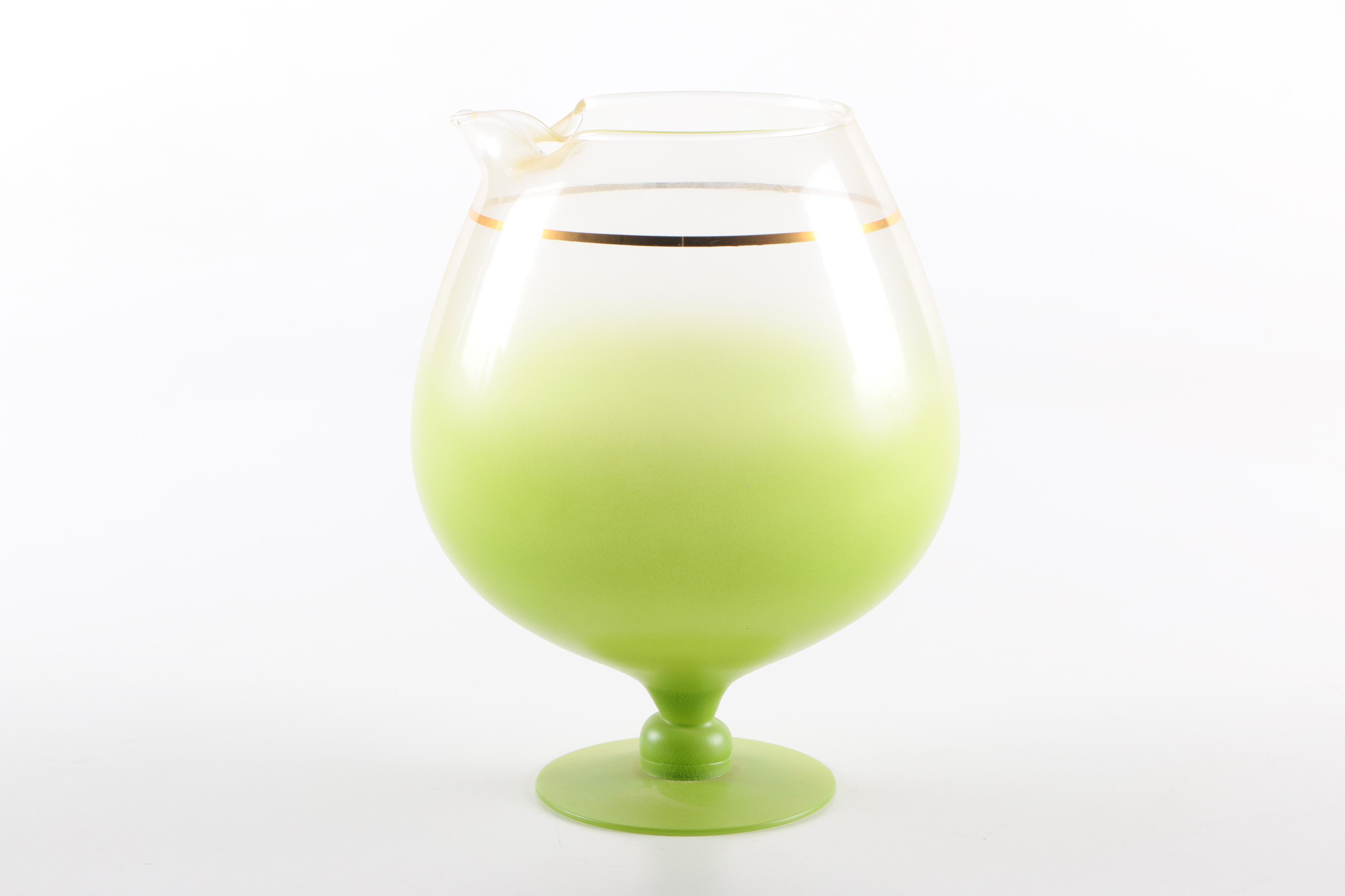 Mid Century Modern Blendo Cocktail Pitcher and Glasses