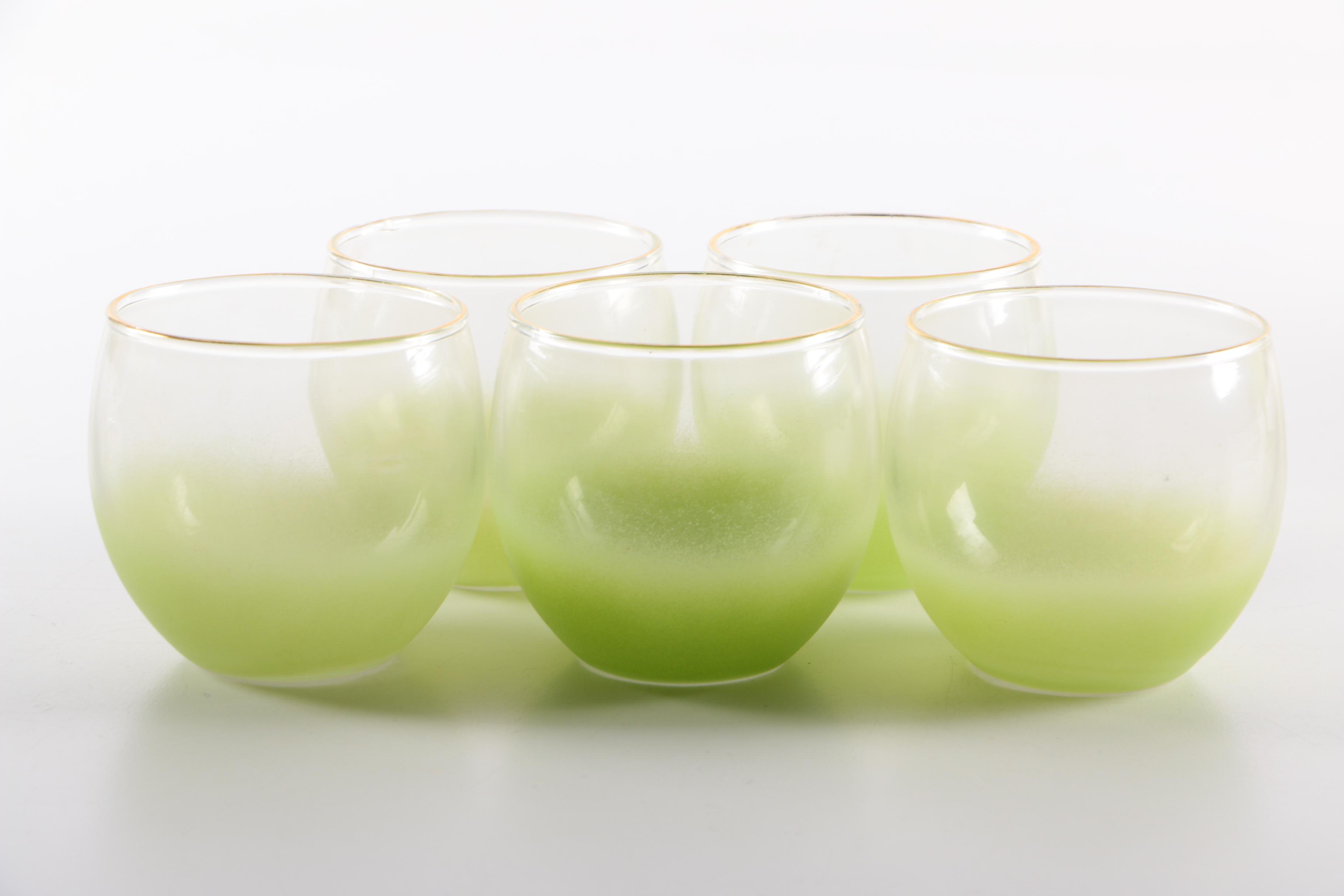 Mid Century Modern Blendo Cocktail Pitcher and Glasses