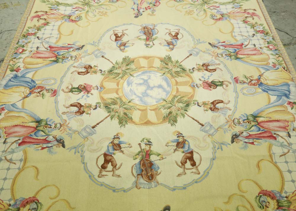 Marcella "Victoriana" Needlepoint Area Rug